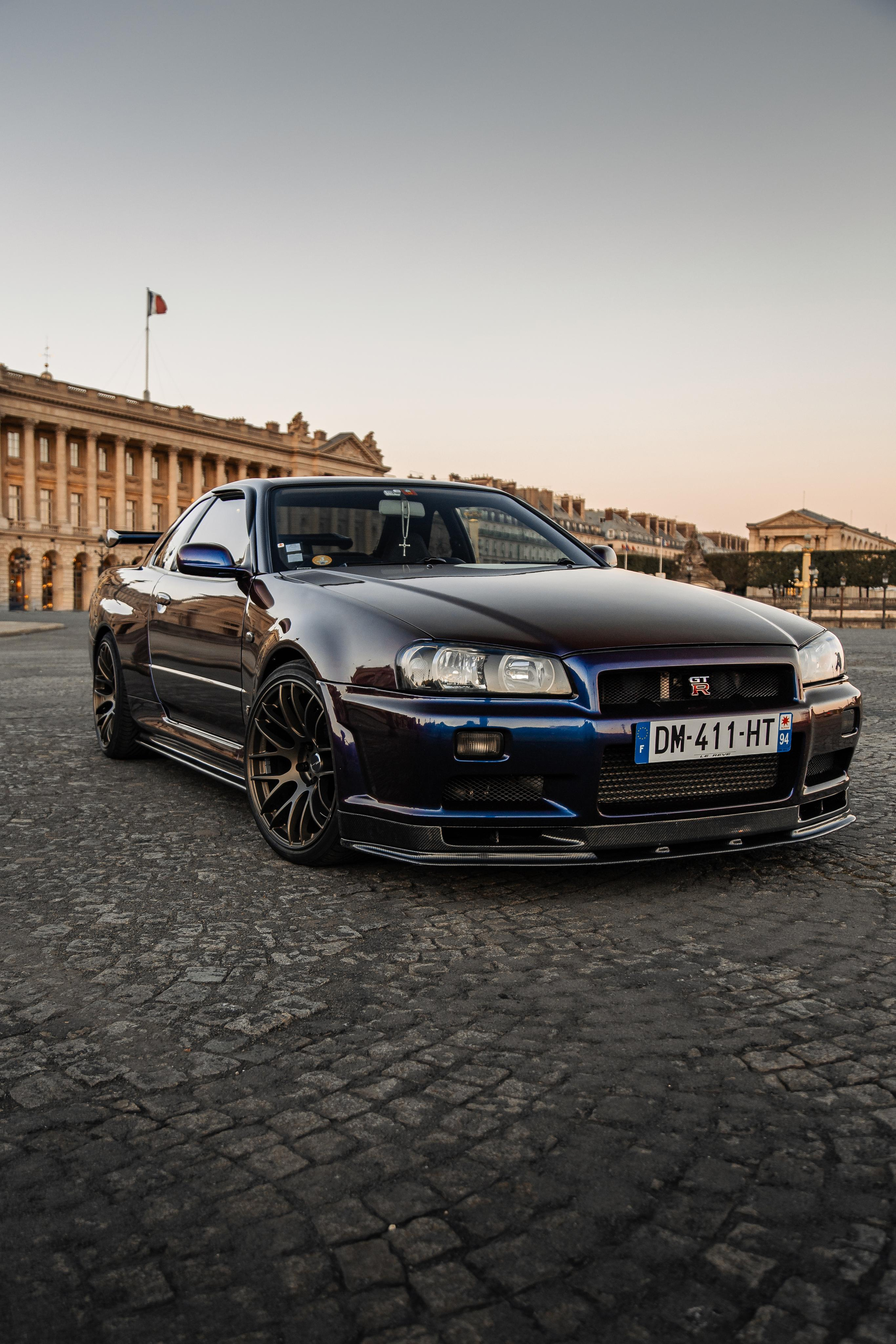 Nissan Skyline GT-R R34 V-Spec. Photographe de voitures à Paris — Vitalii Motruk