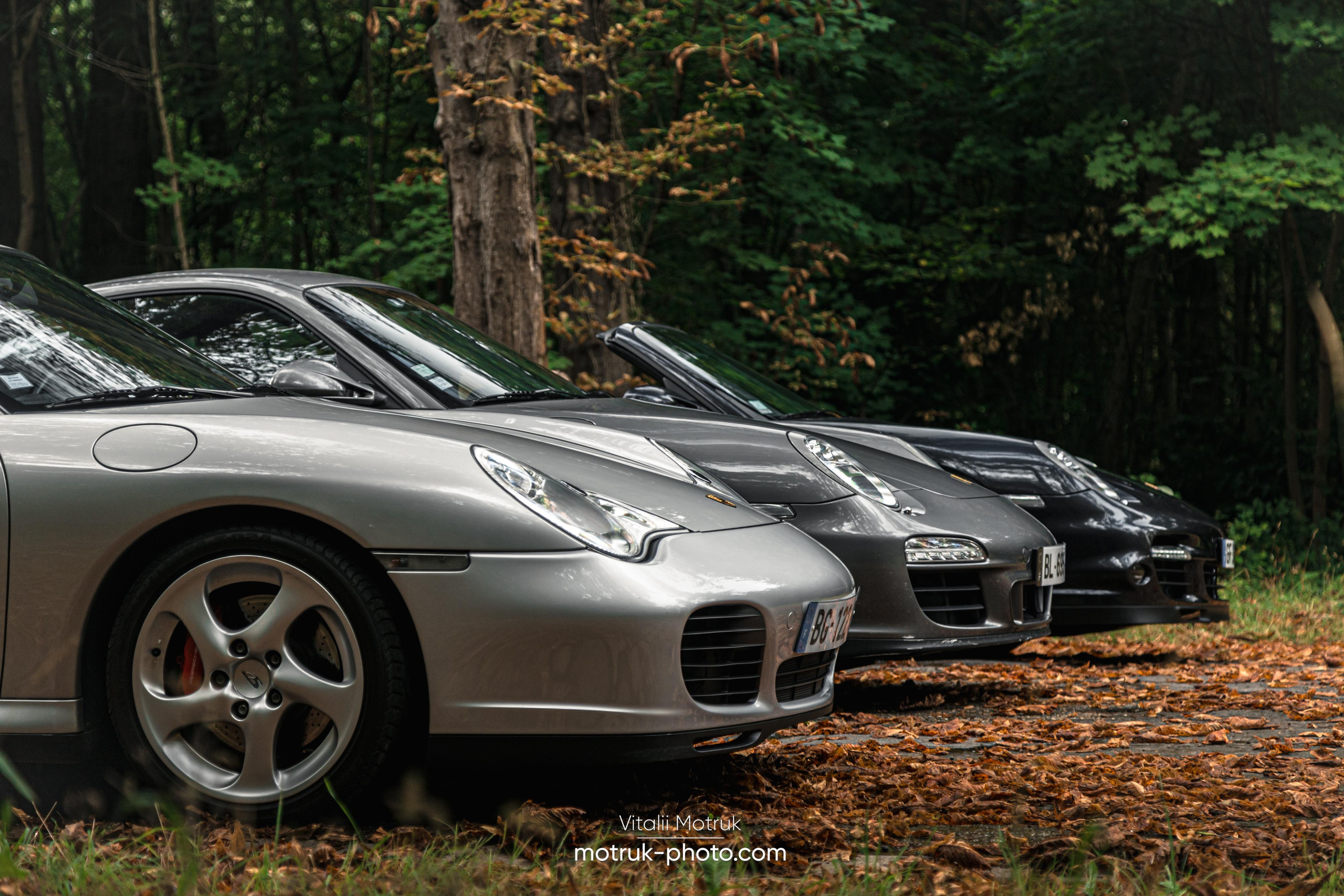 3 Porsches. Photographer in Paris — Vitalii Motruk