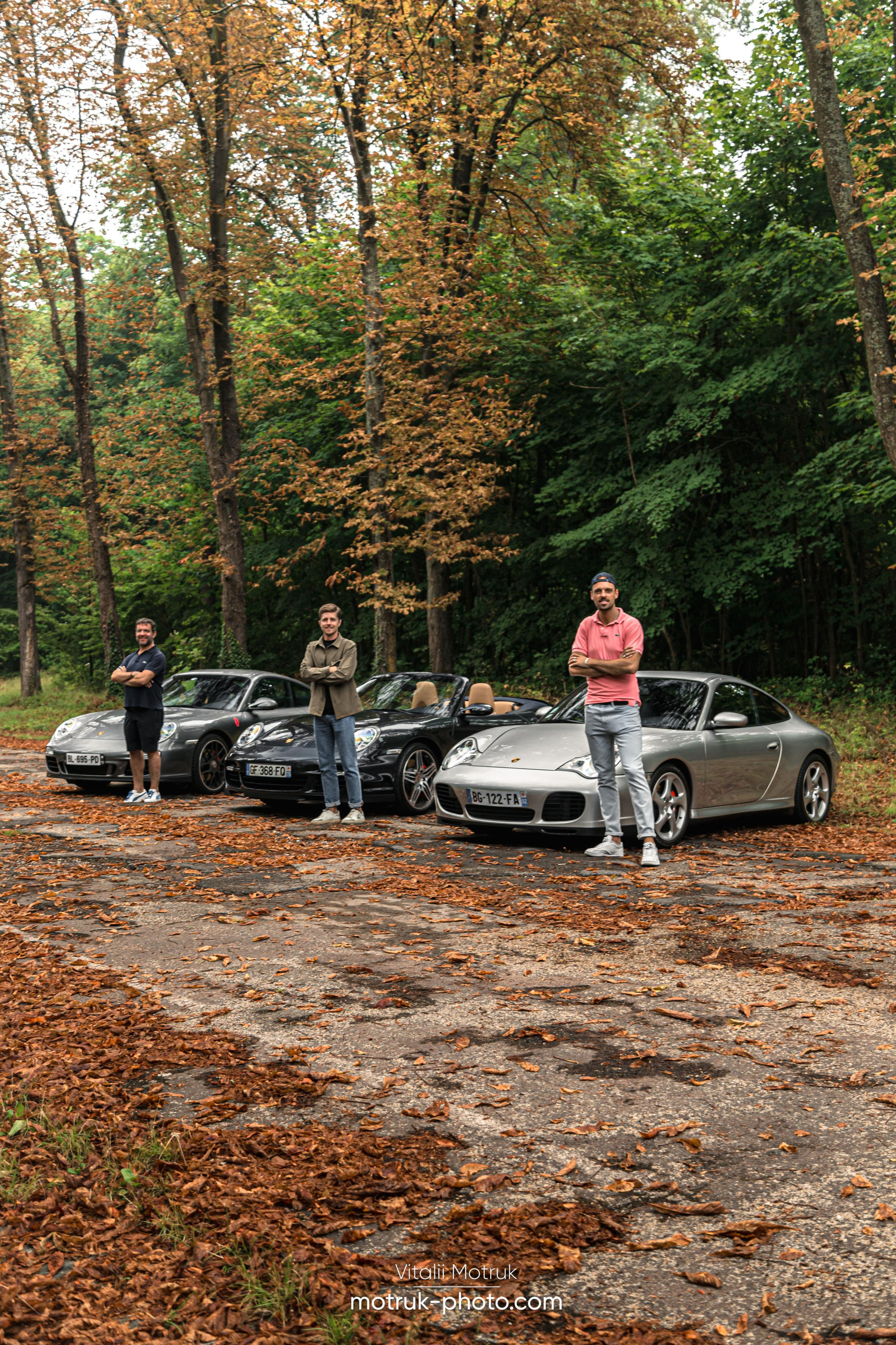 3 Porsches. Photographer in Paris — Vitalii Motruk