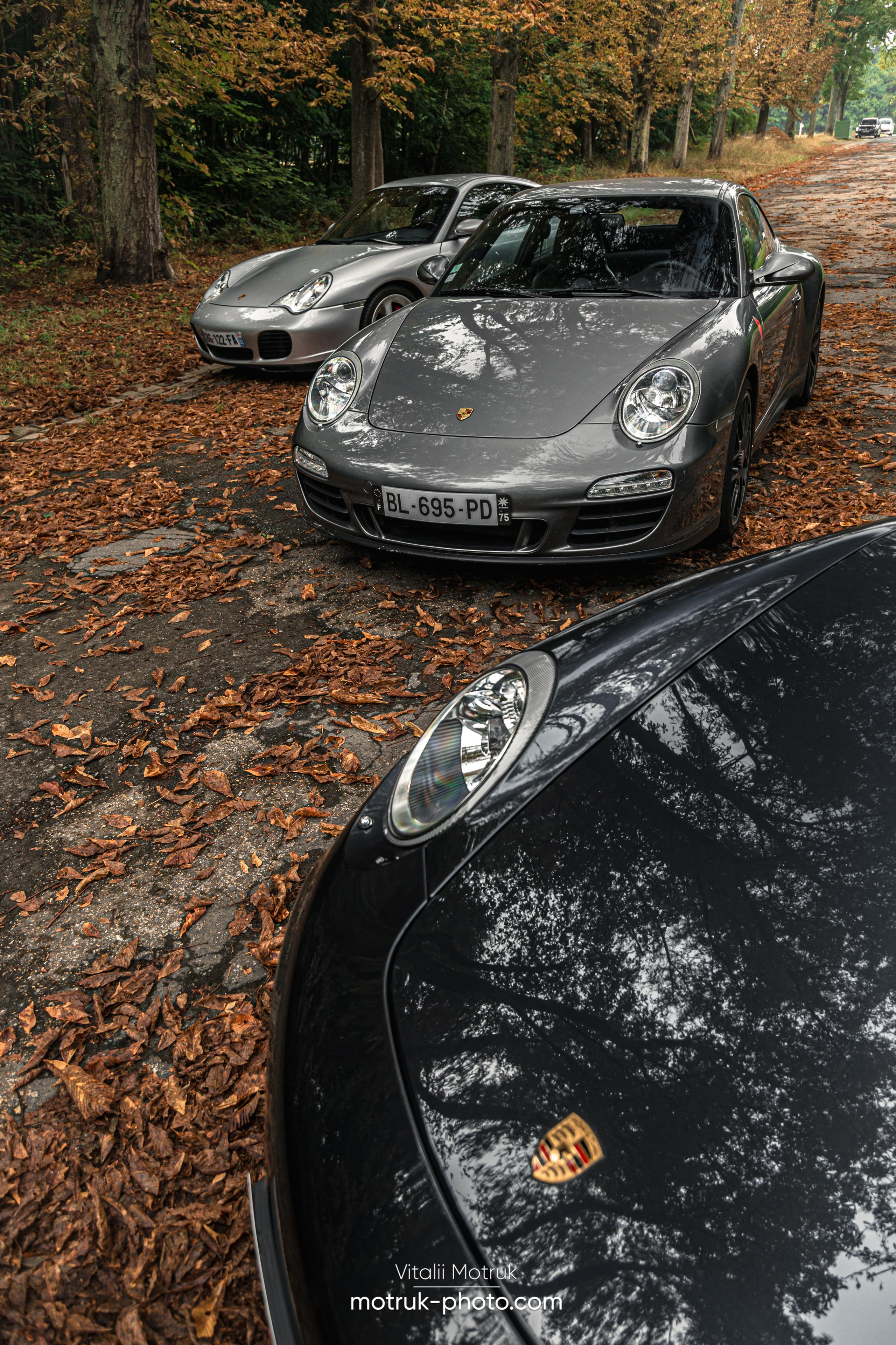3 Porsches. Photographer in Paris — Vitalii Motruk