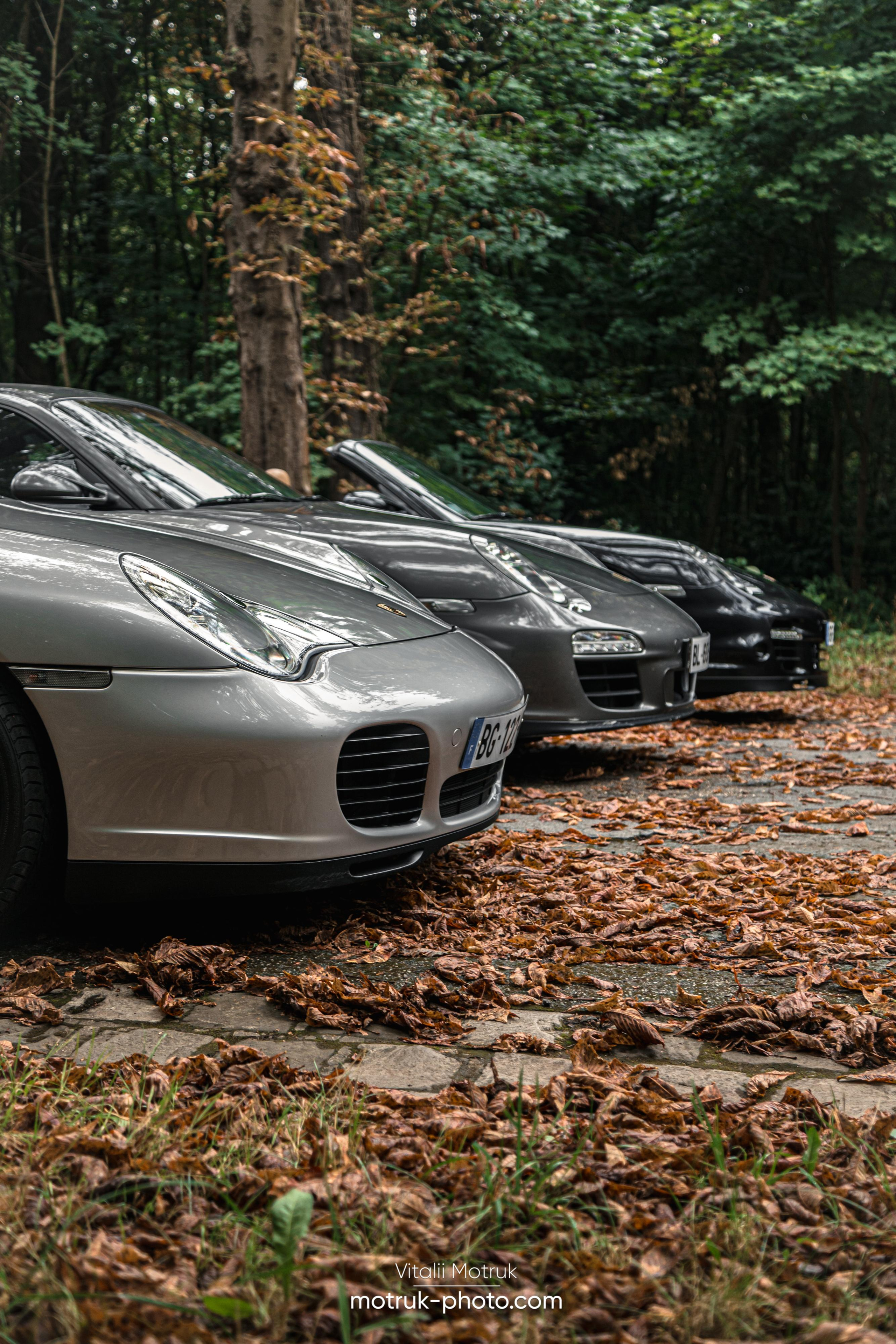 3 Porsches. Photographer in Paris — Vitalii Motruk