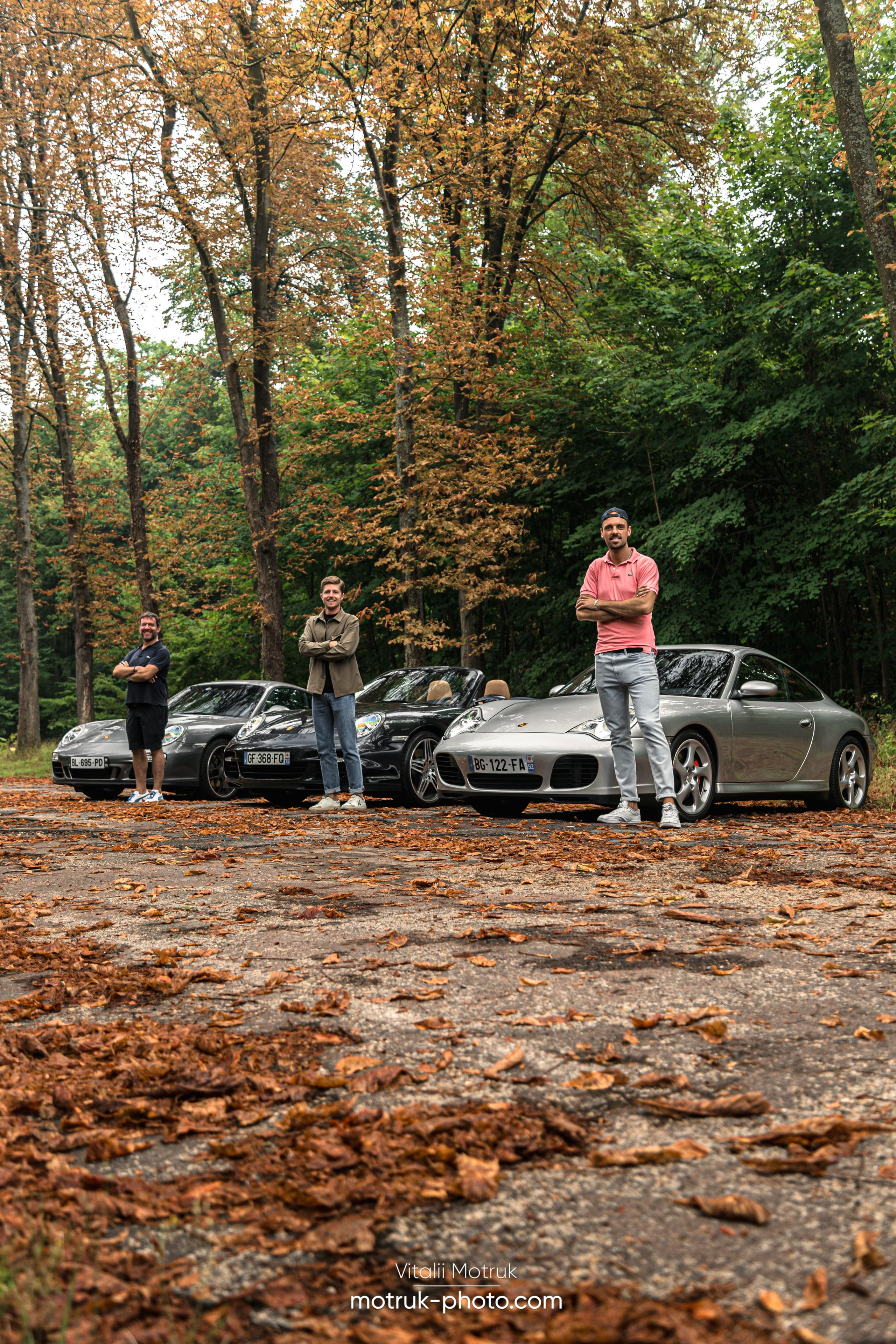 3 Porsches. Photographer in Paris — Vitalii Motruk