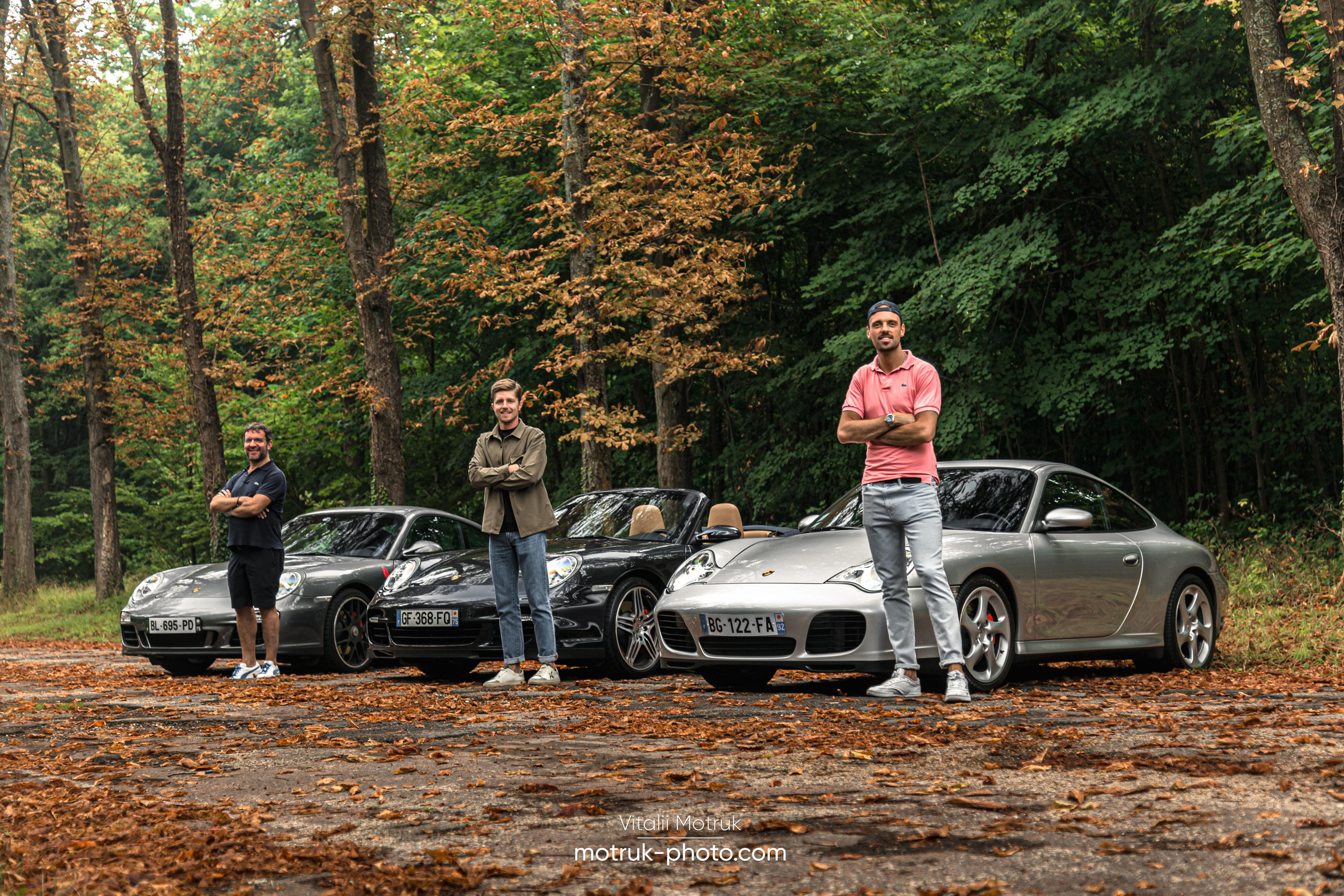 3 Porsches. Photographer in Paris — Vitalii Motruk