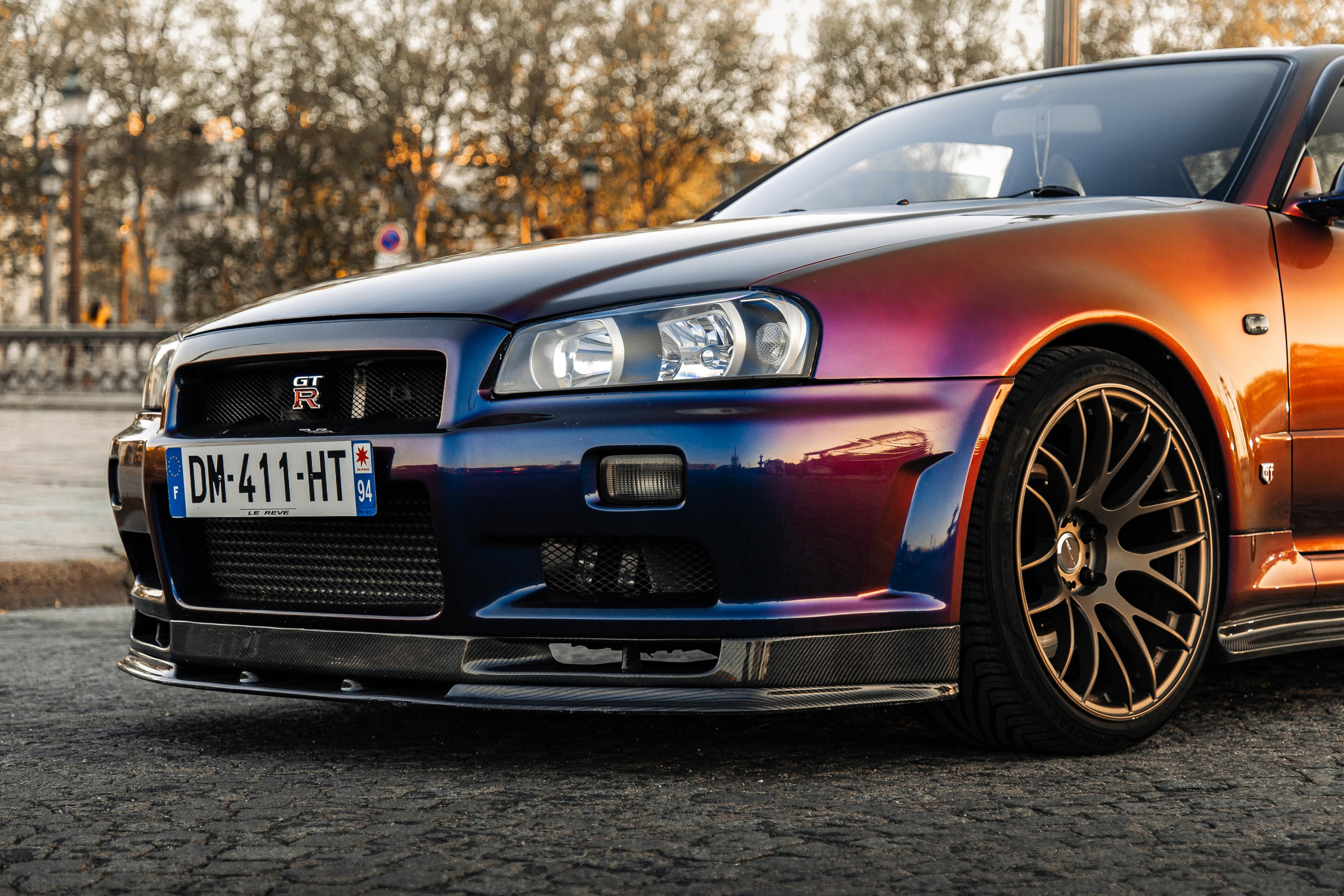 Nissan Skyline GT-R R34 V-Spec. Photographe de voitures à Paris — Vitalii Motruk