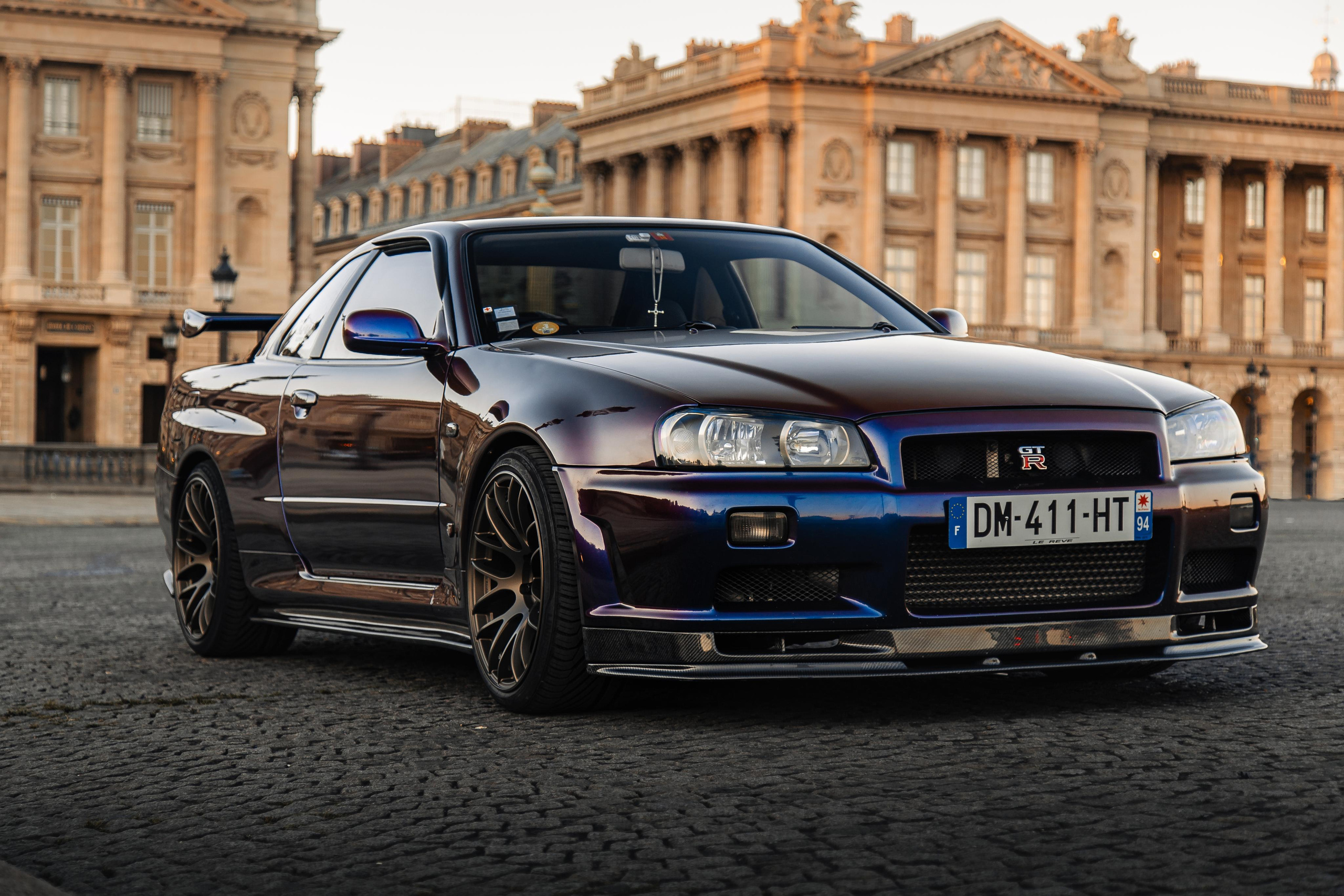 Nissan Skyline GT-R R34 V-Spec. Photographe de voitures à Paris — Vitalii Motruk