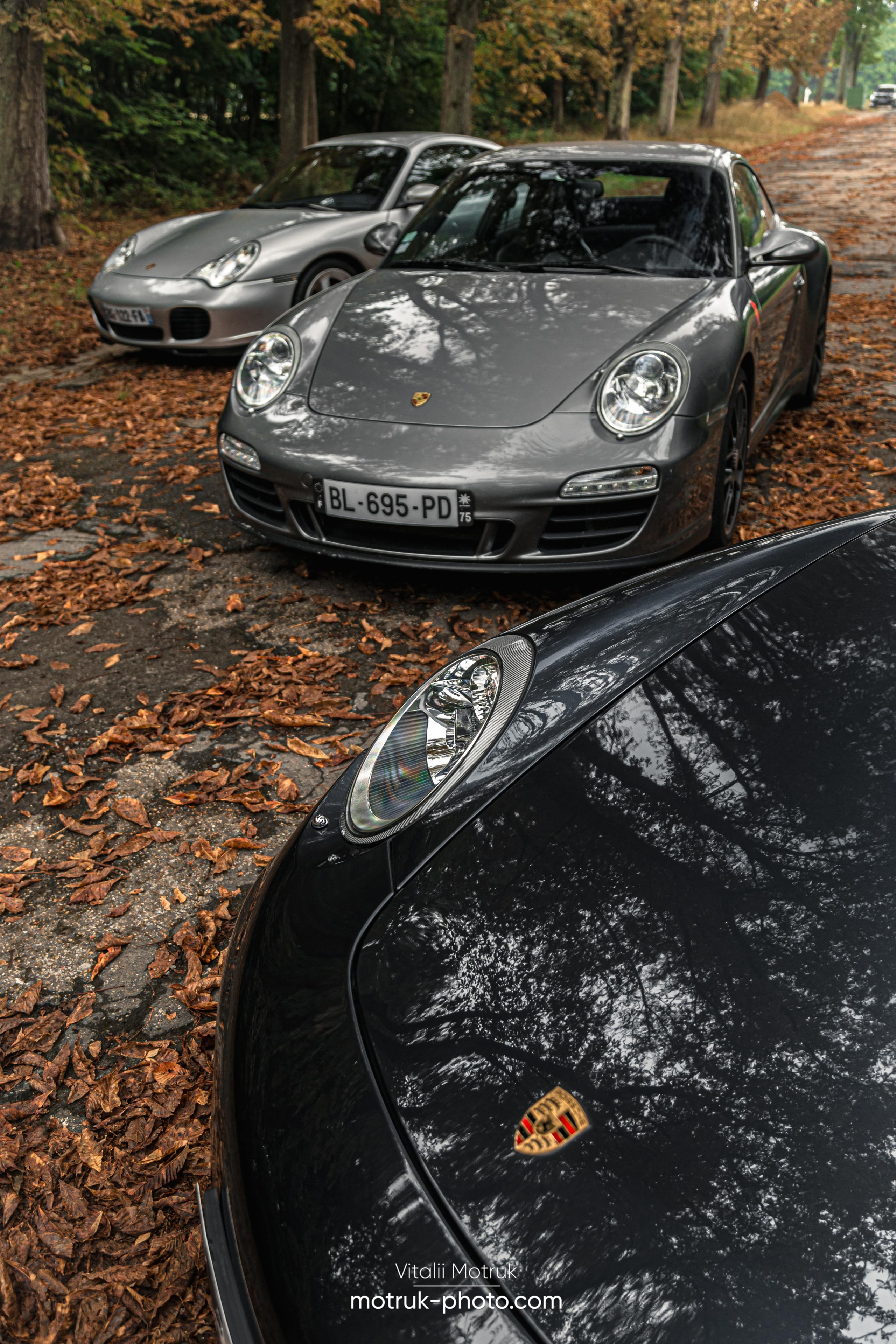 3 Porsches. Photographer in Paris — Vitalii Motruk