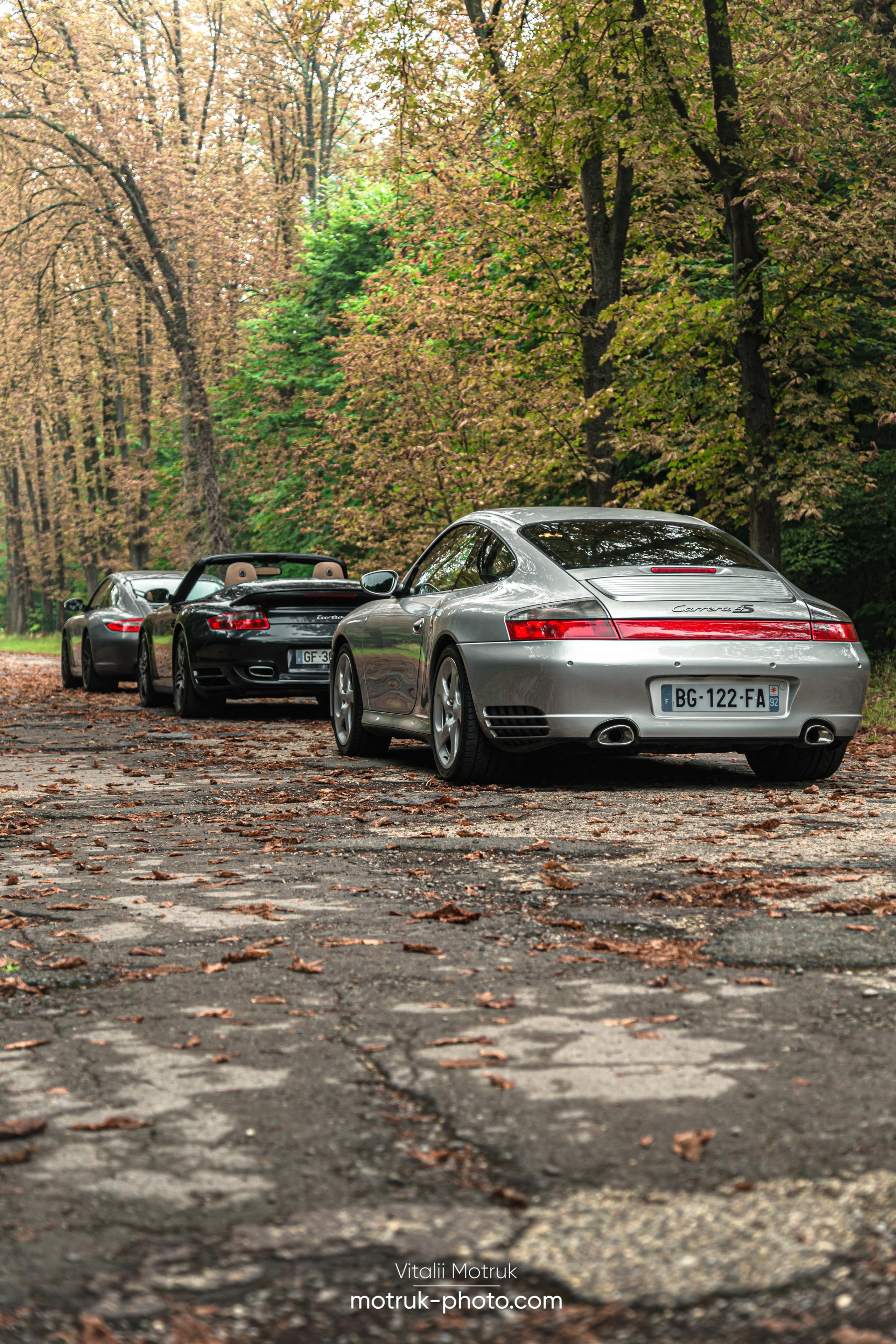 3 Porsches. Photographer in Paris — Vitalii Motruk