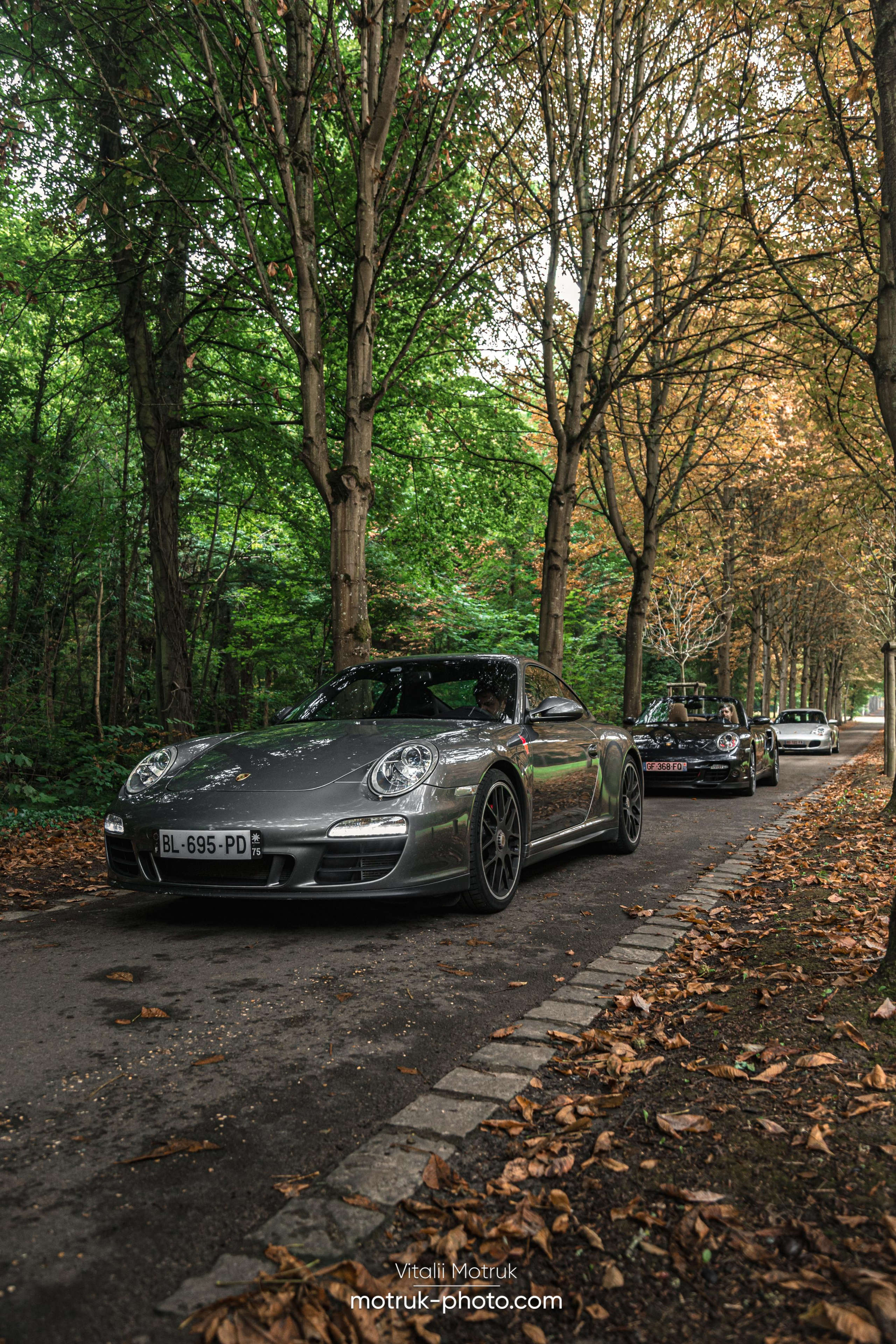 3 Porsches. Photographer in Paris — Vitalii Motruk