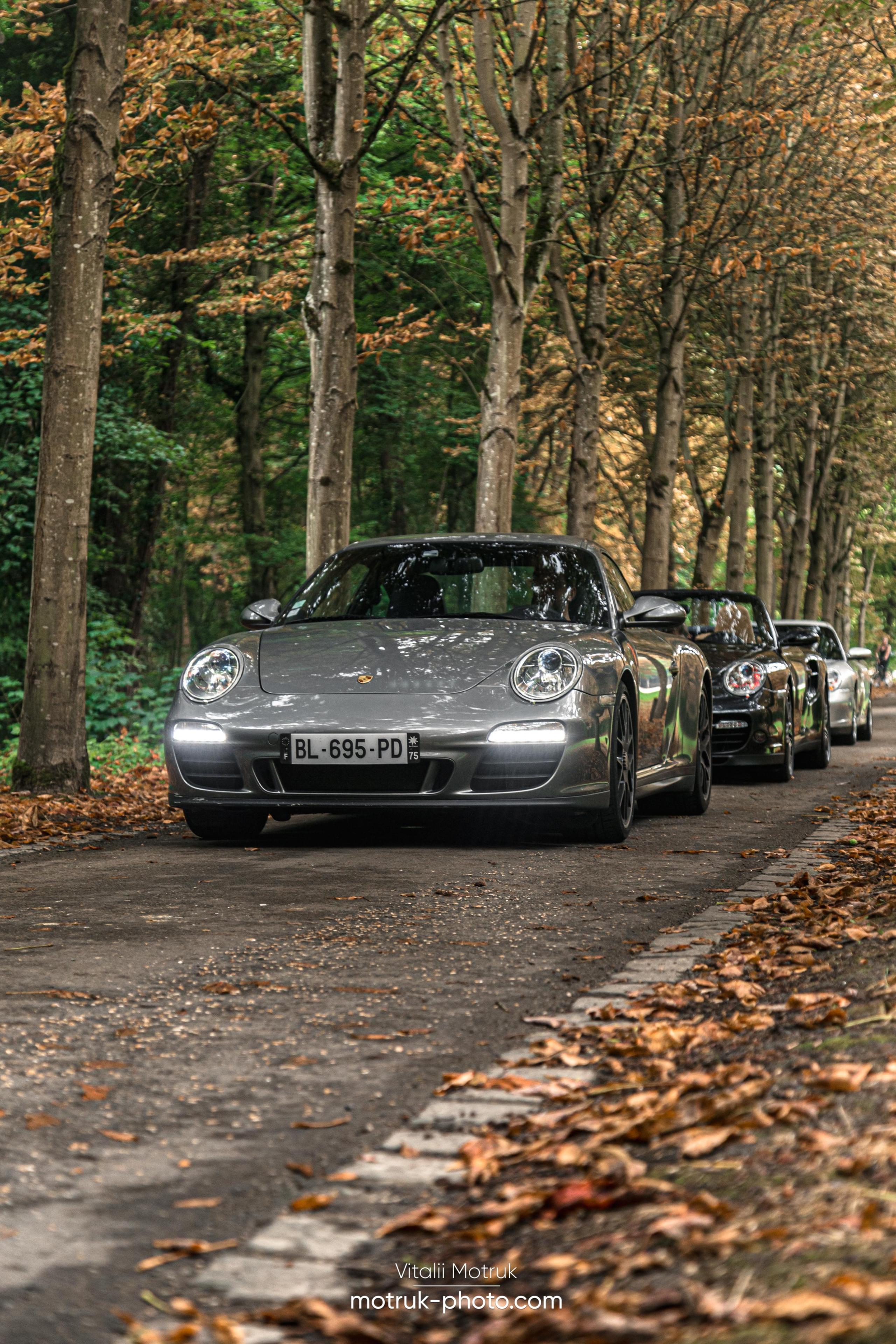3 Porsches. Photographer in Paris — Vitalii Motruk