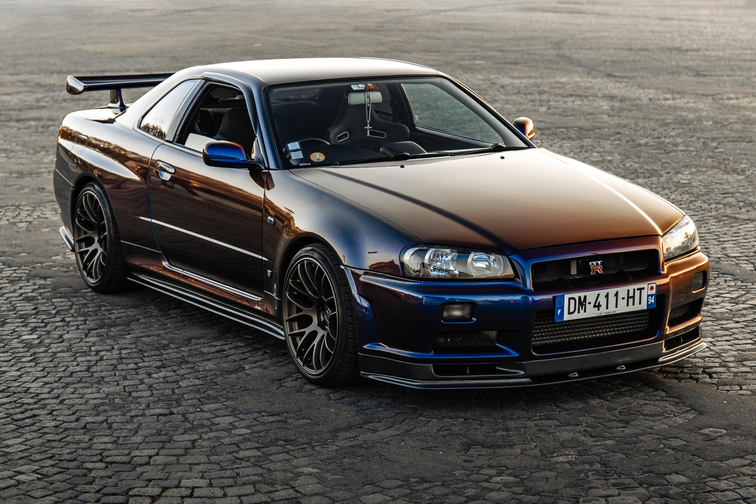 Nissan Skyline GT-R R34 V-Spec. Photographe de voitures à Paris — Vitalii Motruk
