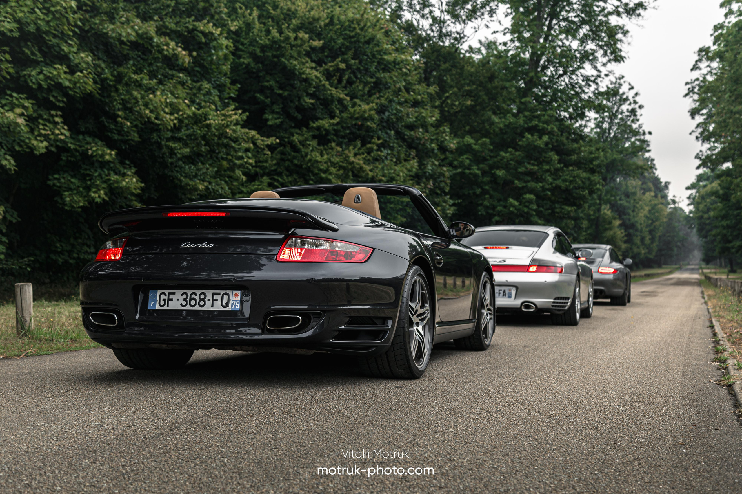 3 Porsches. Photographer in Paris — Vitalii Motruk