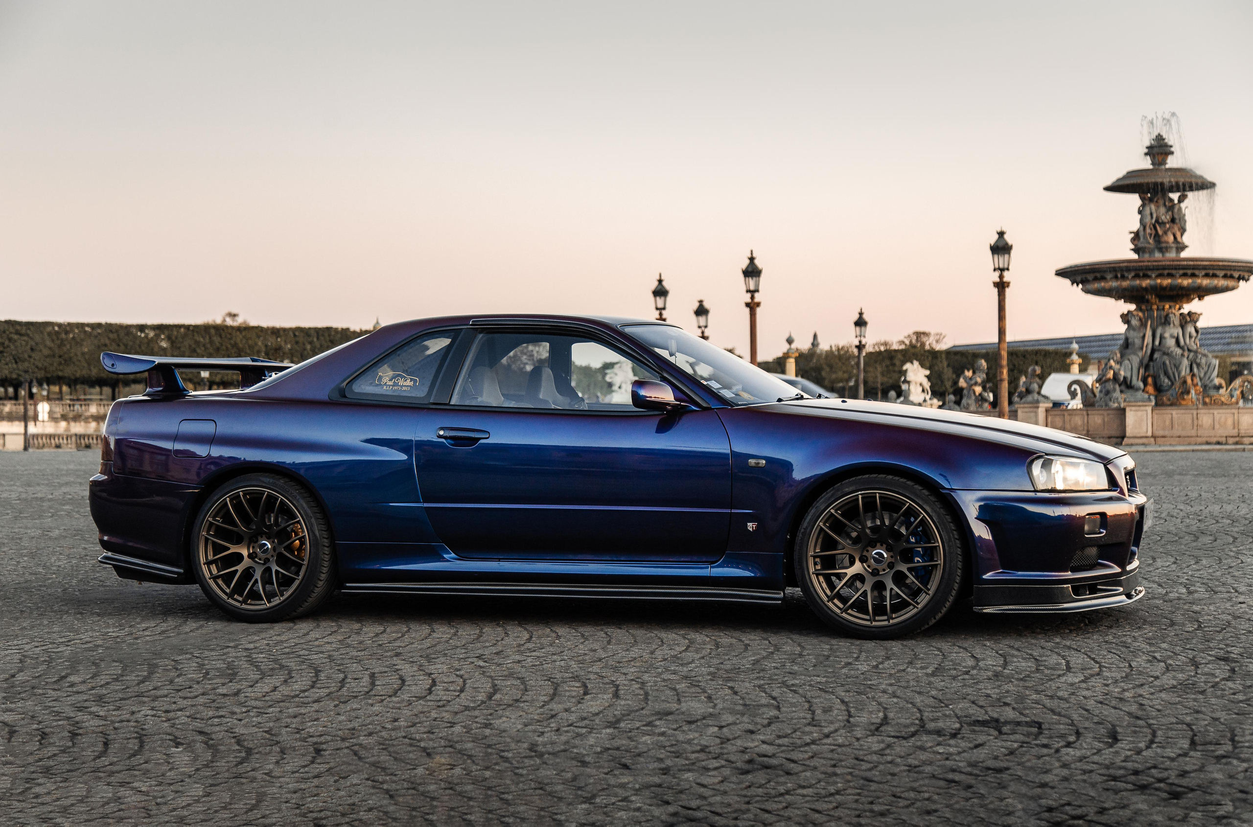 Nissan Skyline GT-R R34 V-Spec. Photographe de voitures à Paris — Vitalii Motruk