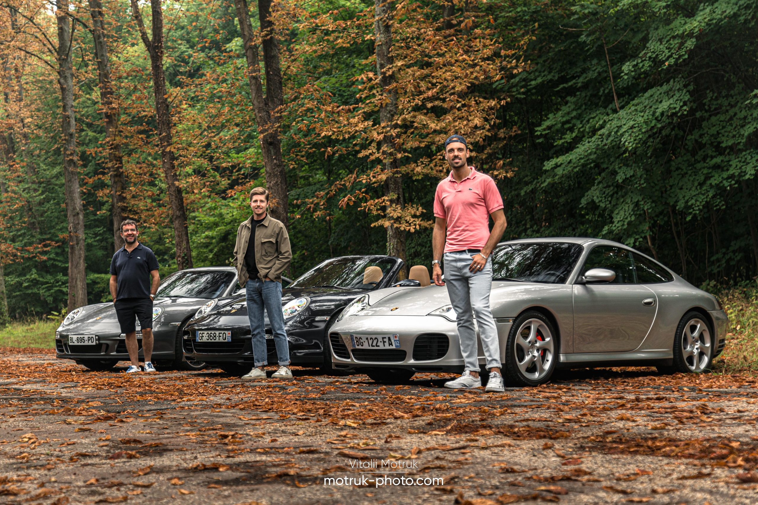 3 Porsches. Photographer in Paris — Vitalii Motruk