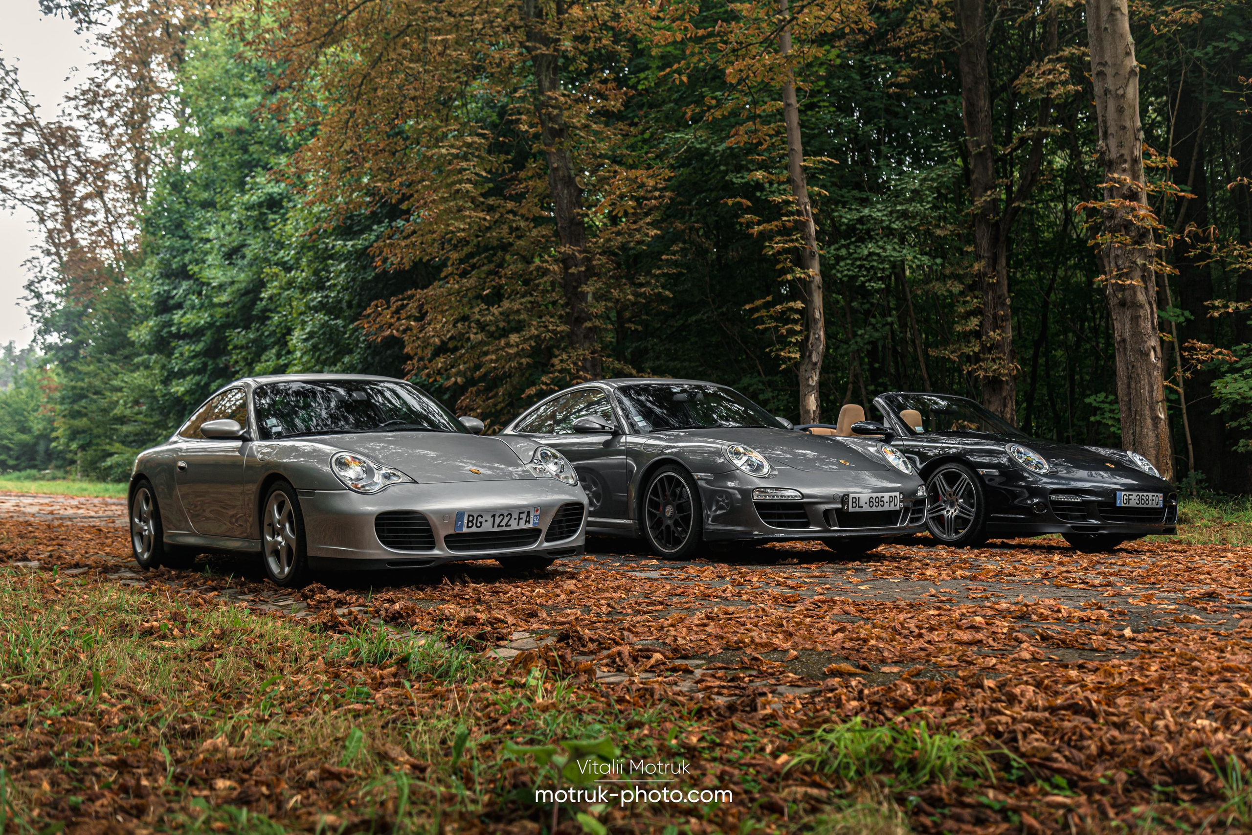 3 Porsches. Photographer in Paris — Vitalii Motruk
