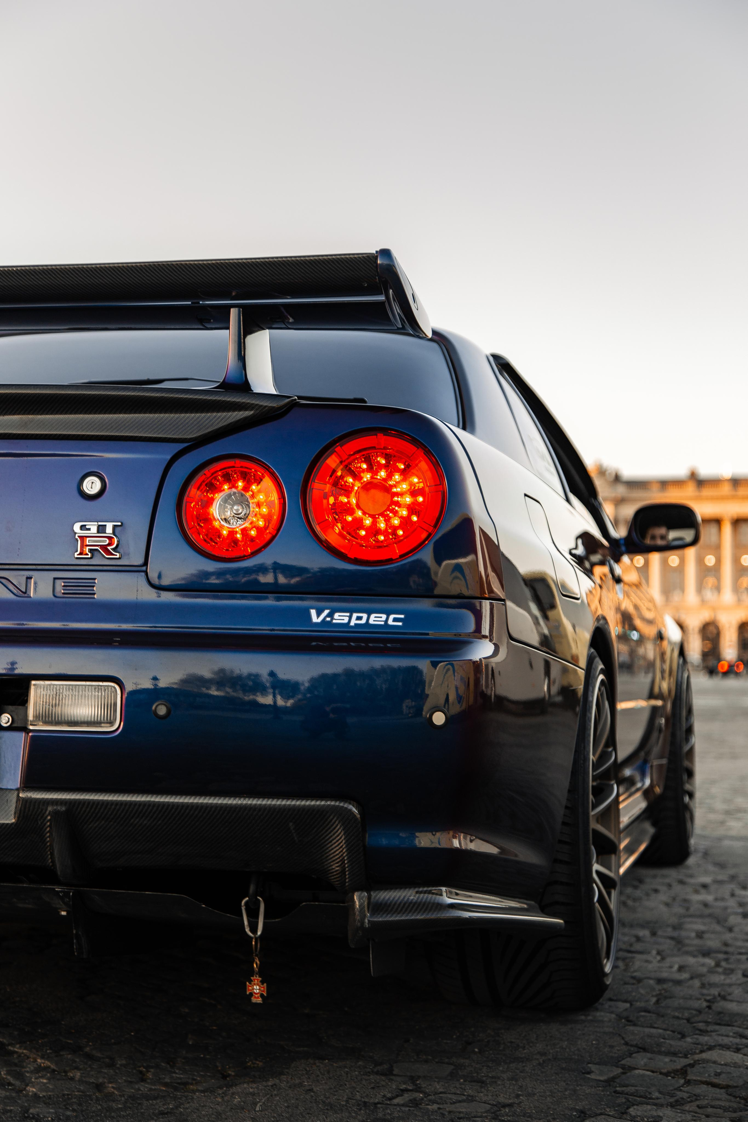 Nissan Skyline GT-R R34 V-Spec. Photographe de voitures à Paris — Vitalii Motruk