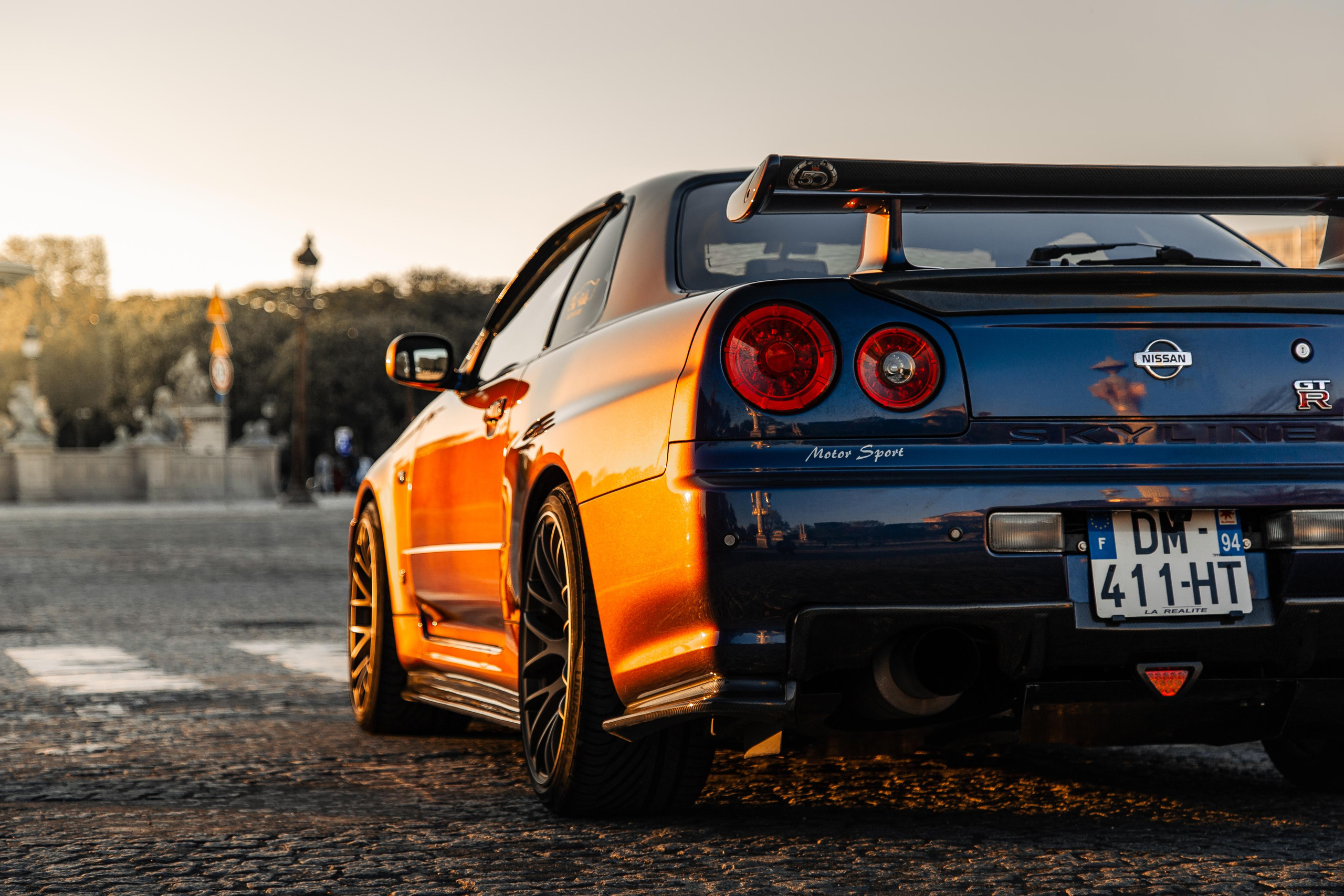 Nissan Skyline GT-R R34 V-Spec. Photographe de voitures à Paris — Vitalii Motruk