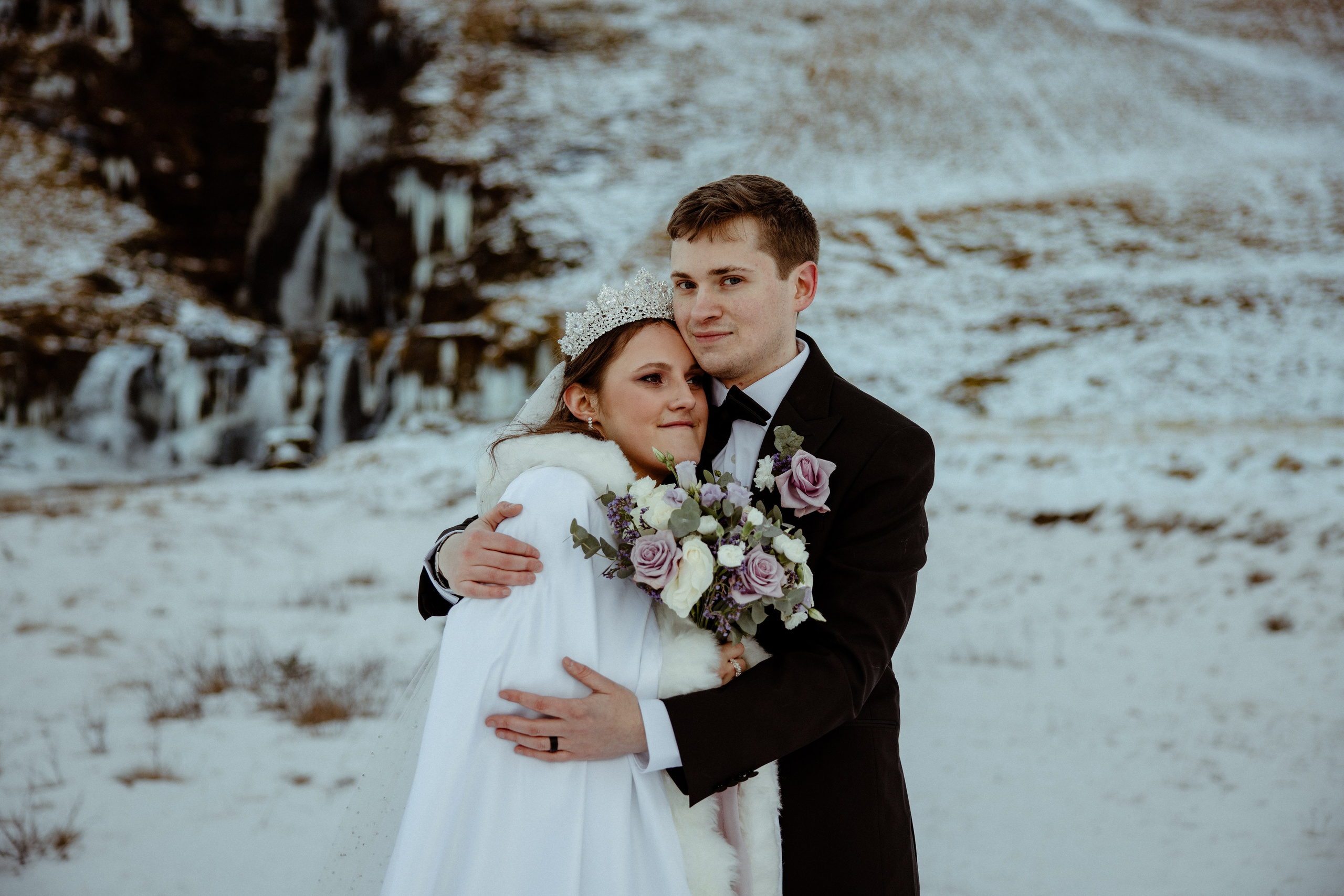Snowy Elopement in Iceland. Iceland elopement photo and video | Nikolaichik Photo