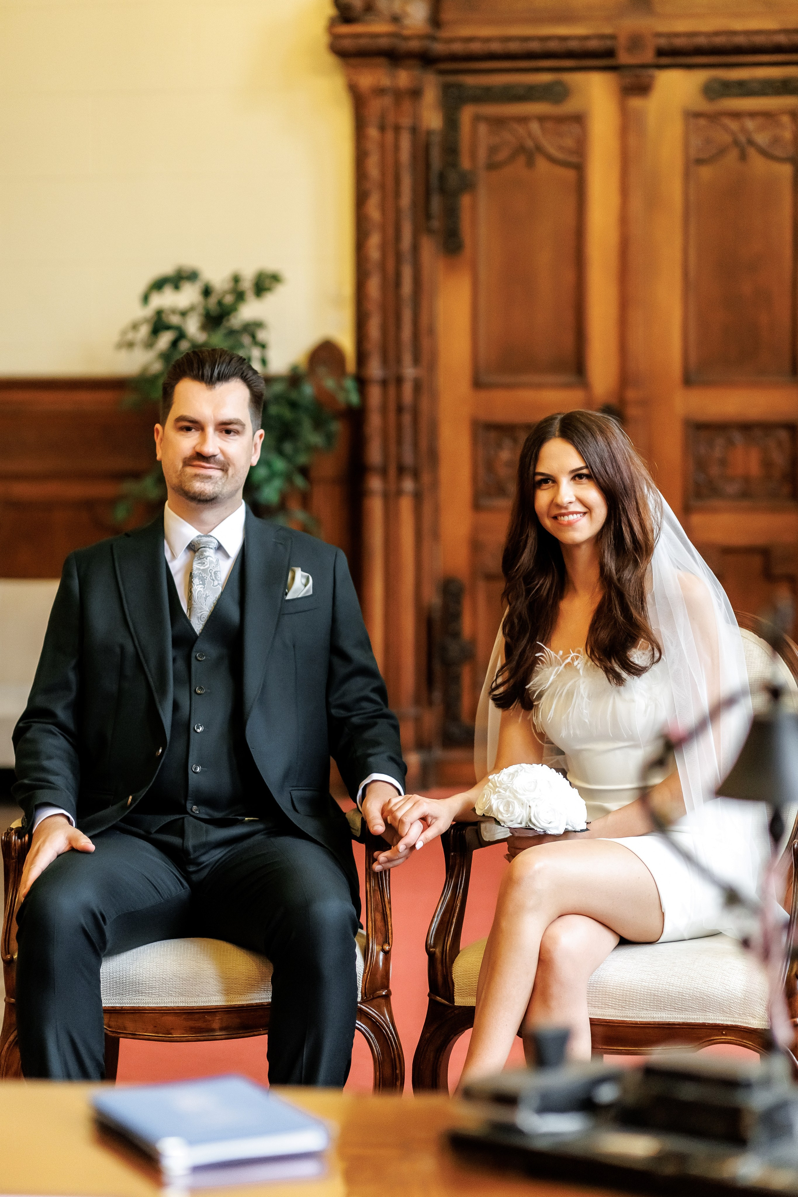 Jana & Max | Standesamtliche Hochzeit im Schmargendorf. Hochzeitsfotografie in Berlin Nataliia Schütze