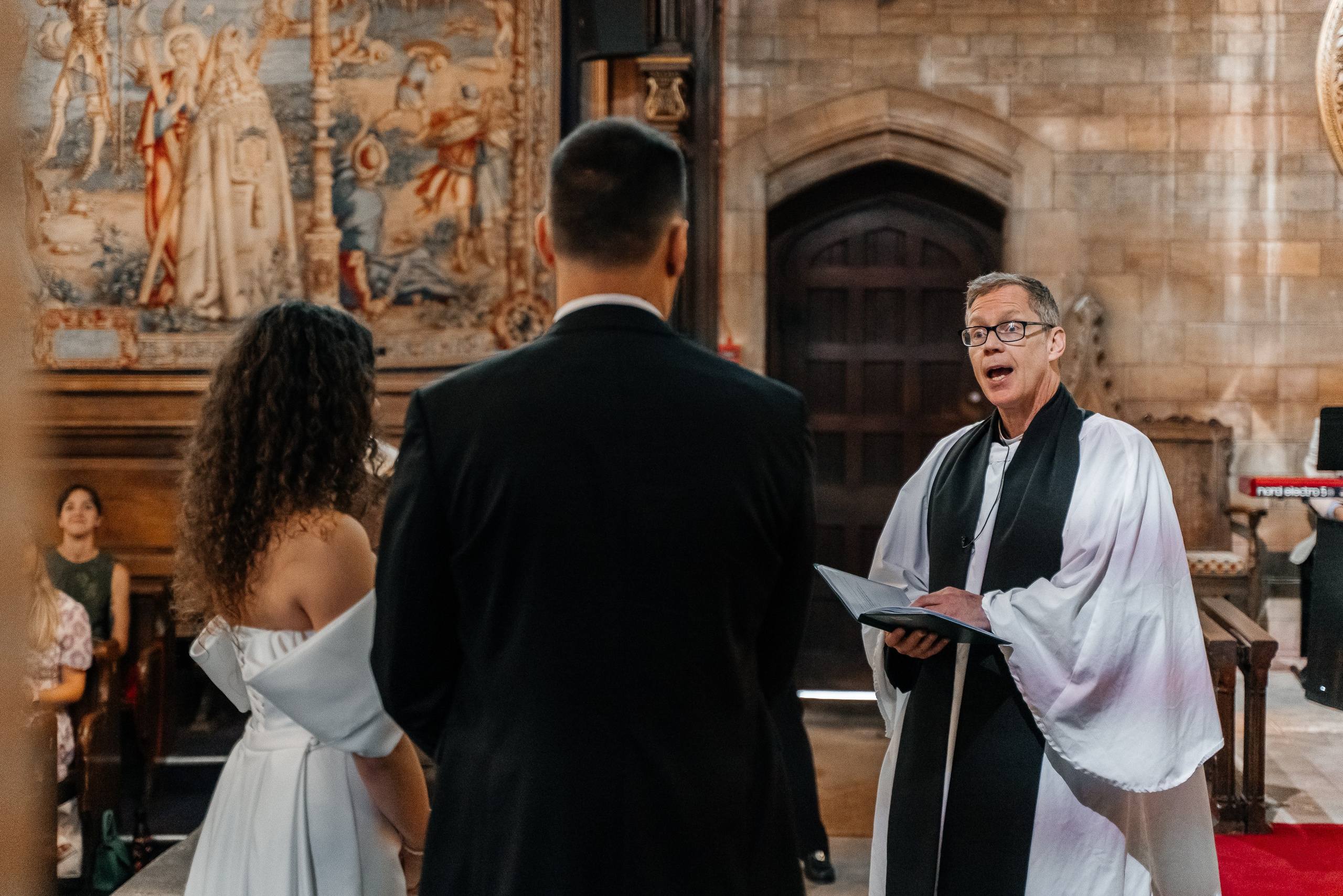 Wedding ceremony at The Lower chapel in Eton, Wedding in Eton, wedding photographer in Eton, wedding photographer in Eton