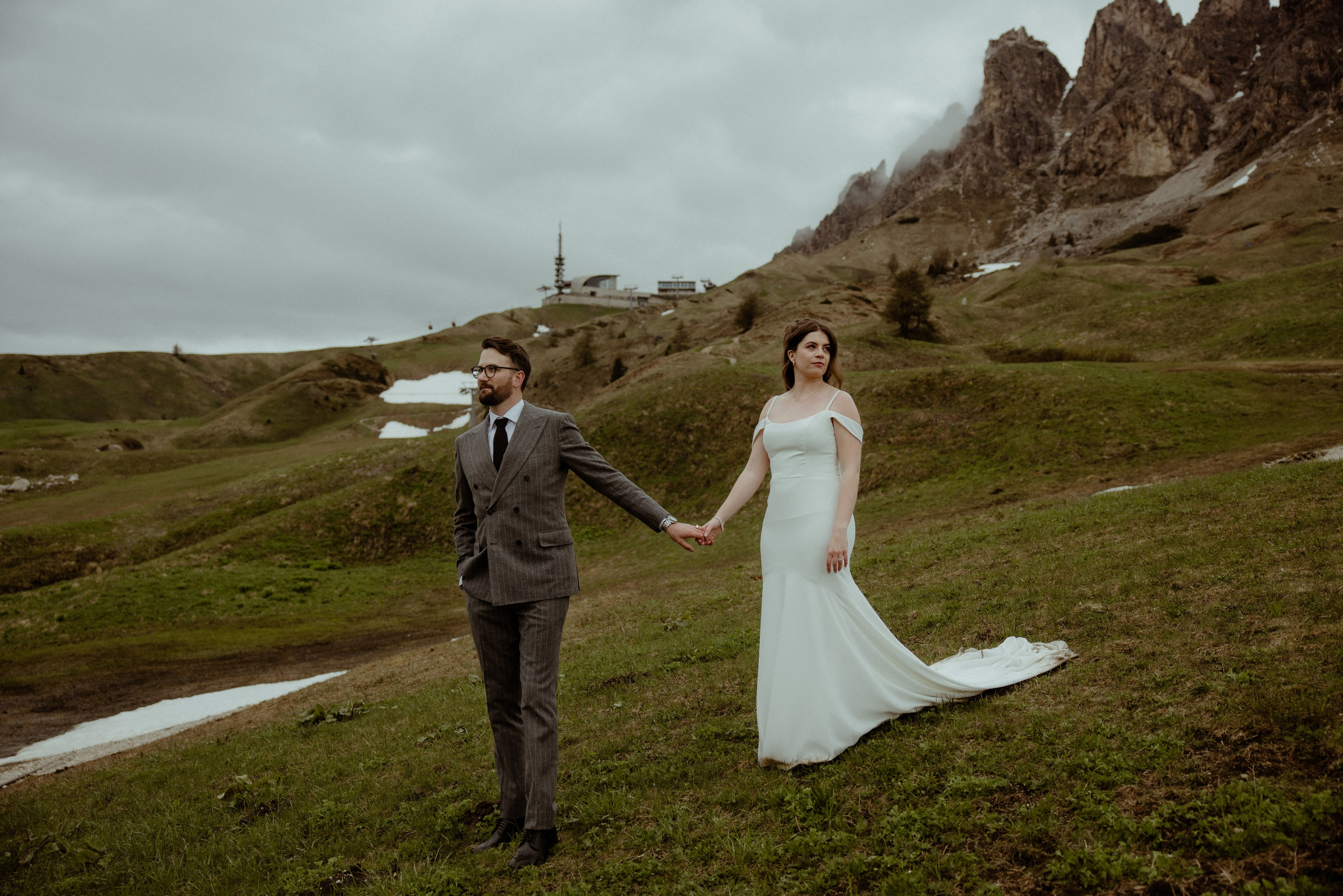 Dreamy elopement in Dolomites. Iceland elopement photo and video | Nikolaichik Photo