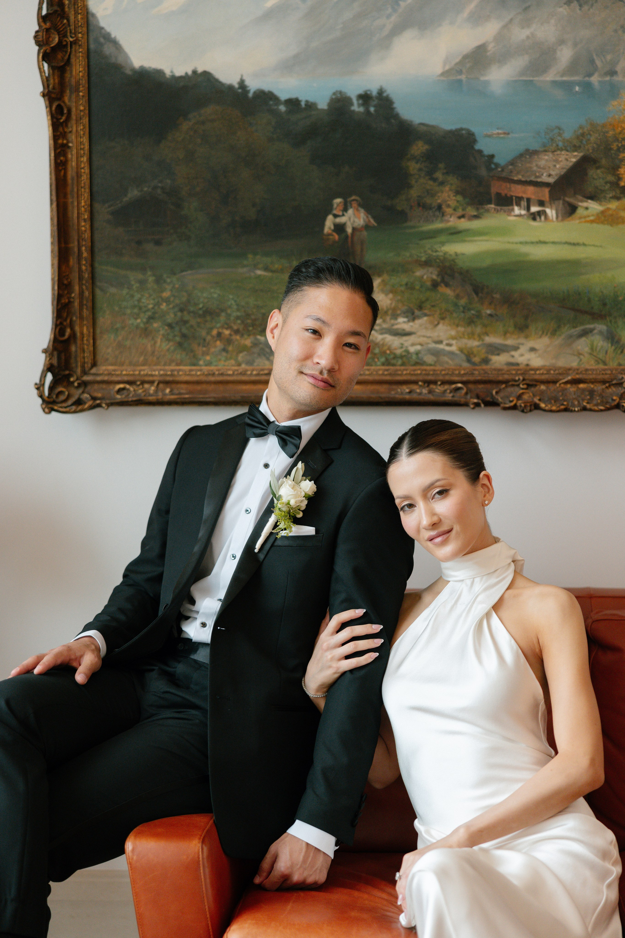 Intimate wedding at Parkhotel Vitznau on Lake Lucerne. Wedding and Family Photographer Switzerland and Italy. Valeria Diaz