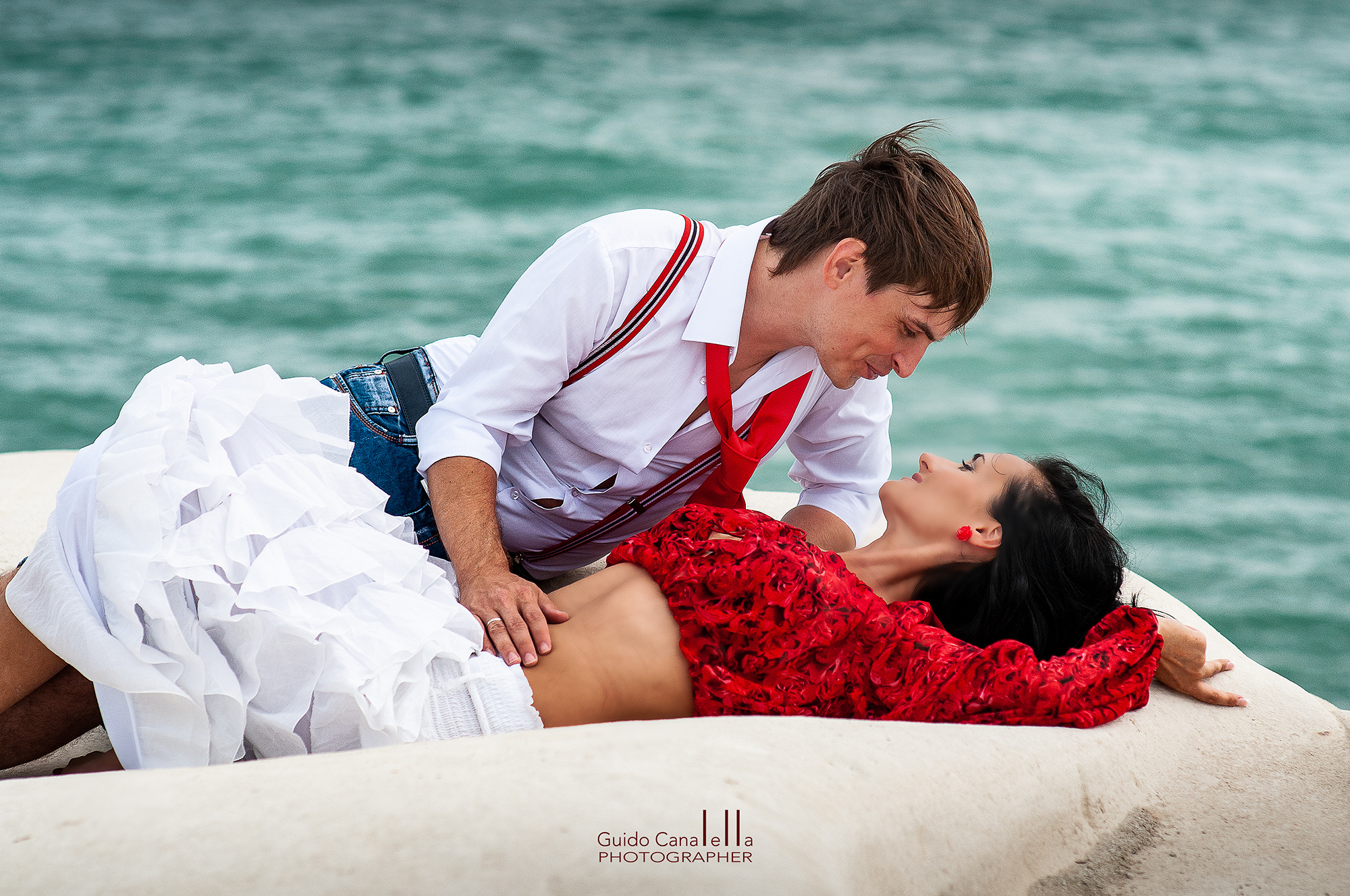 Романтическая съёмка Love story на Сицилии. Свадебный фотограф на Сицилии Гвидо Каналелла