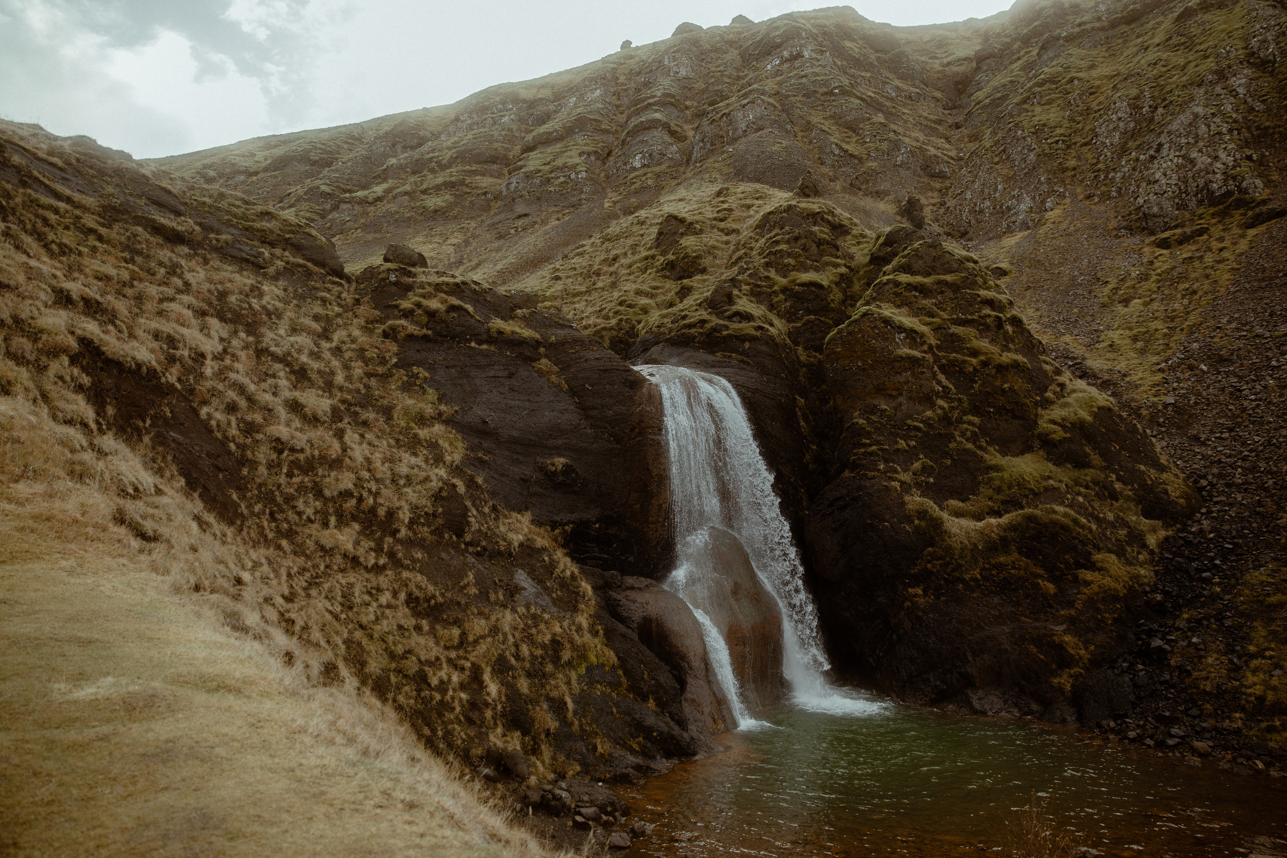 Iceland Private Waterfall Elopement. Iceland elopement photographer & videographer