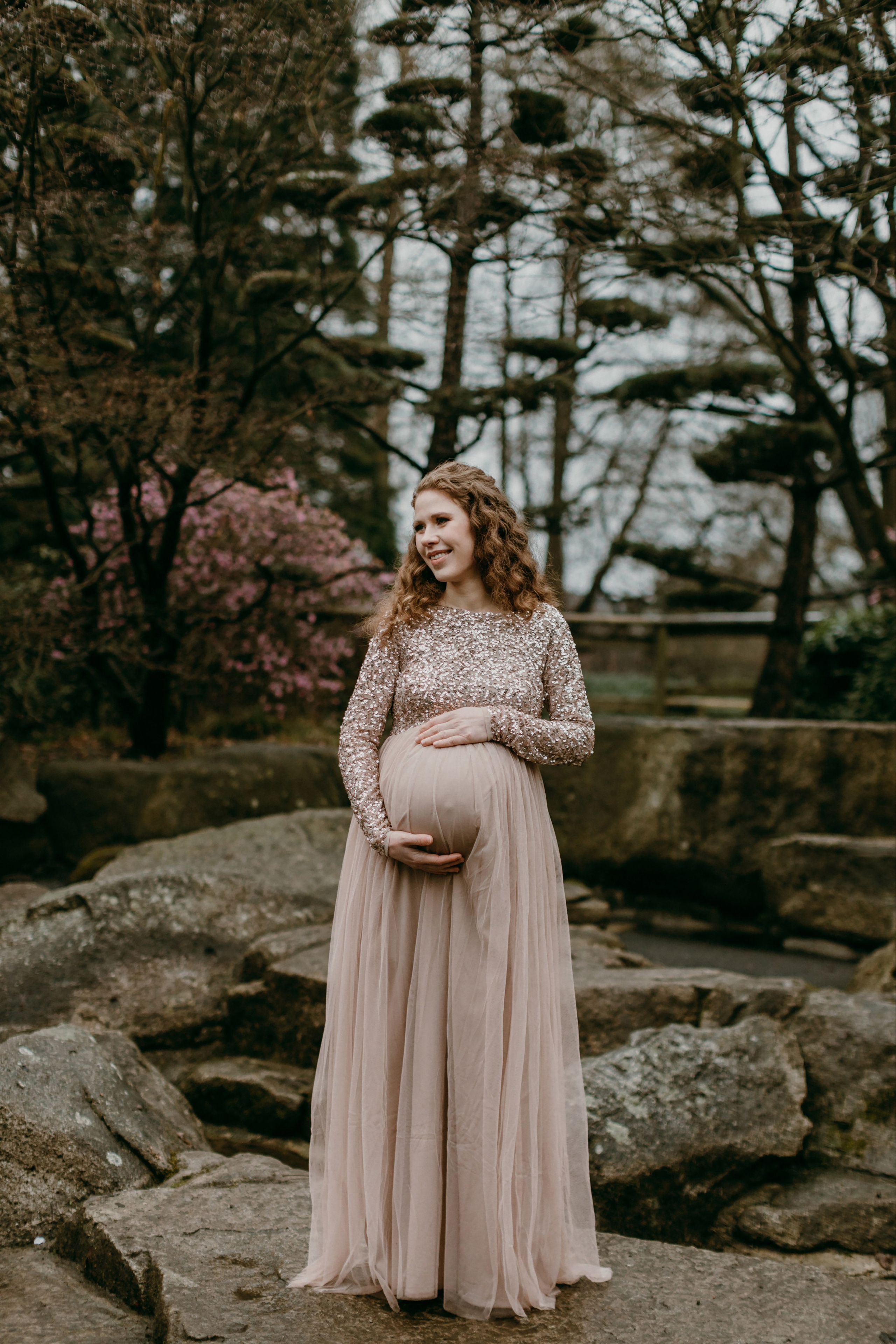 Фотосессия беременности в Ботаническом саду Гамбурга. Фотограф в Германии — Мария Чистякова