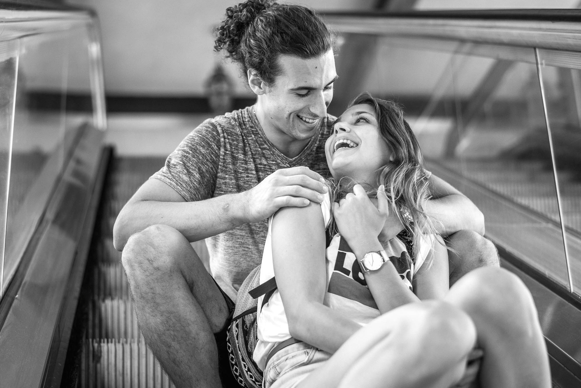 B+J| Servizio fotografico di coppia a Parigi in miniatura