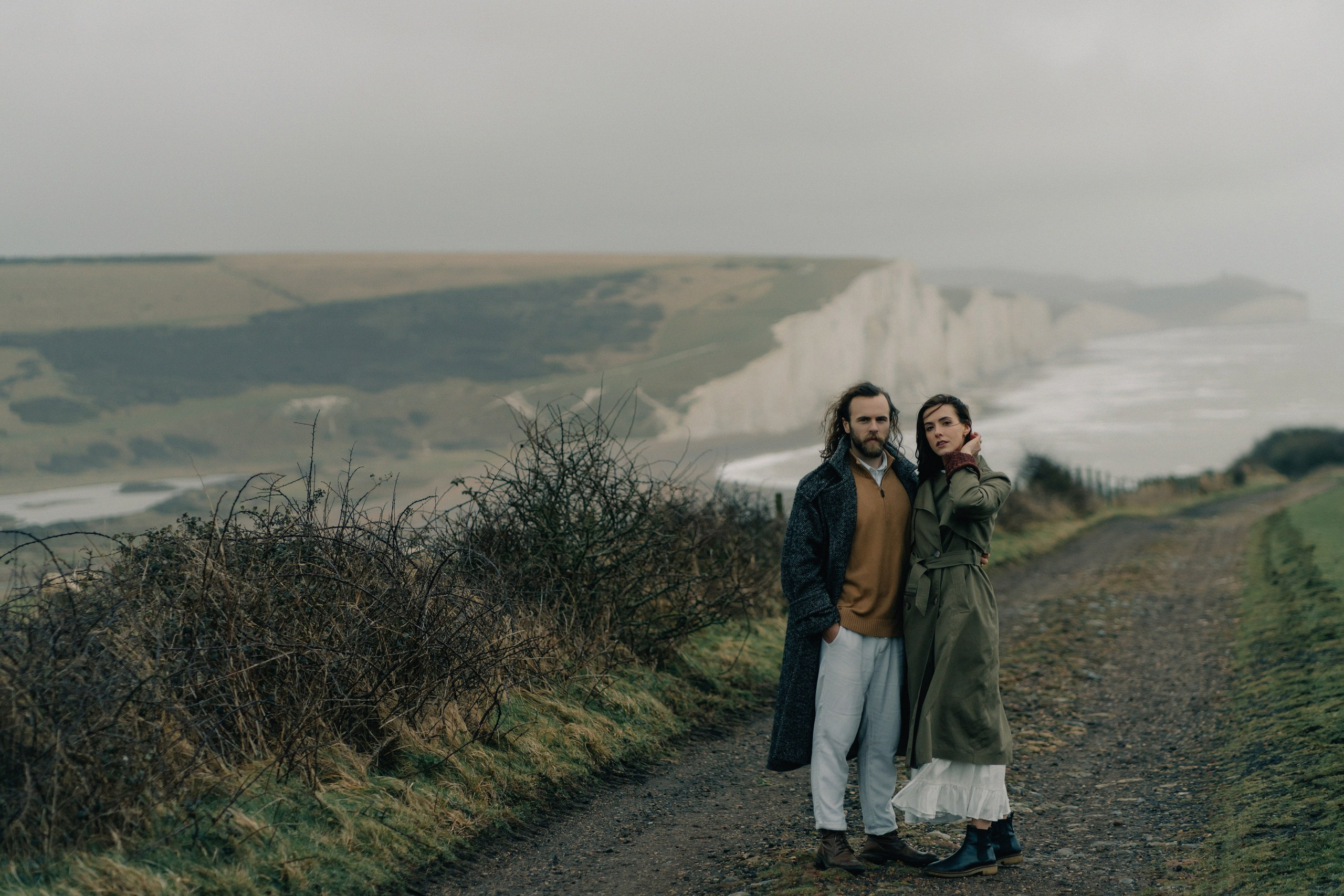 Engagement session in Seven Sisters. London portrait and family photographer