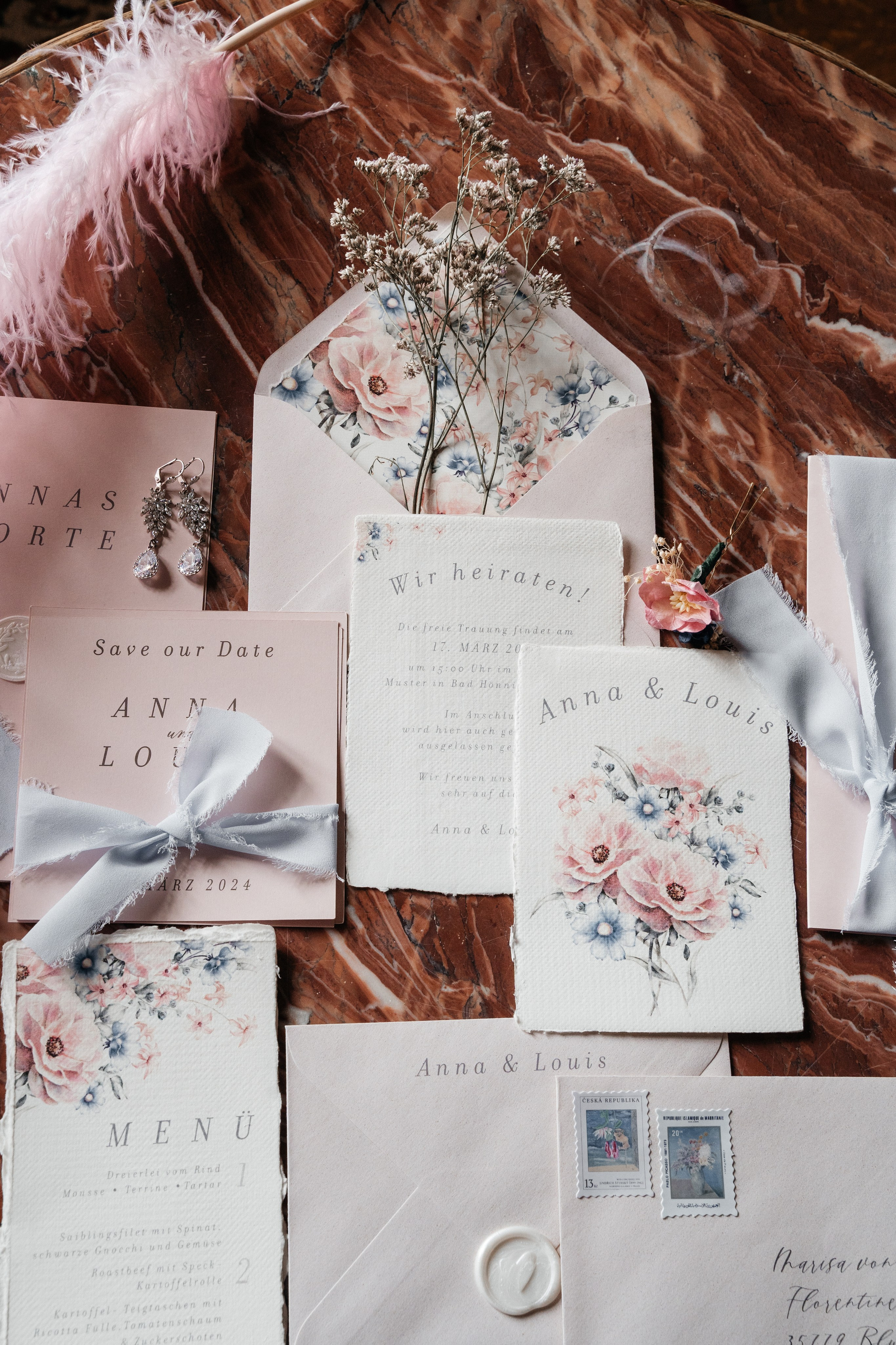 J & C im Schloss Arenfels. Wedding Photographer Germany