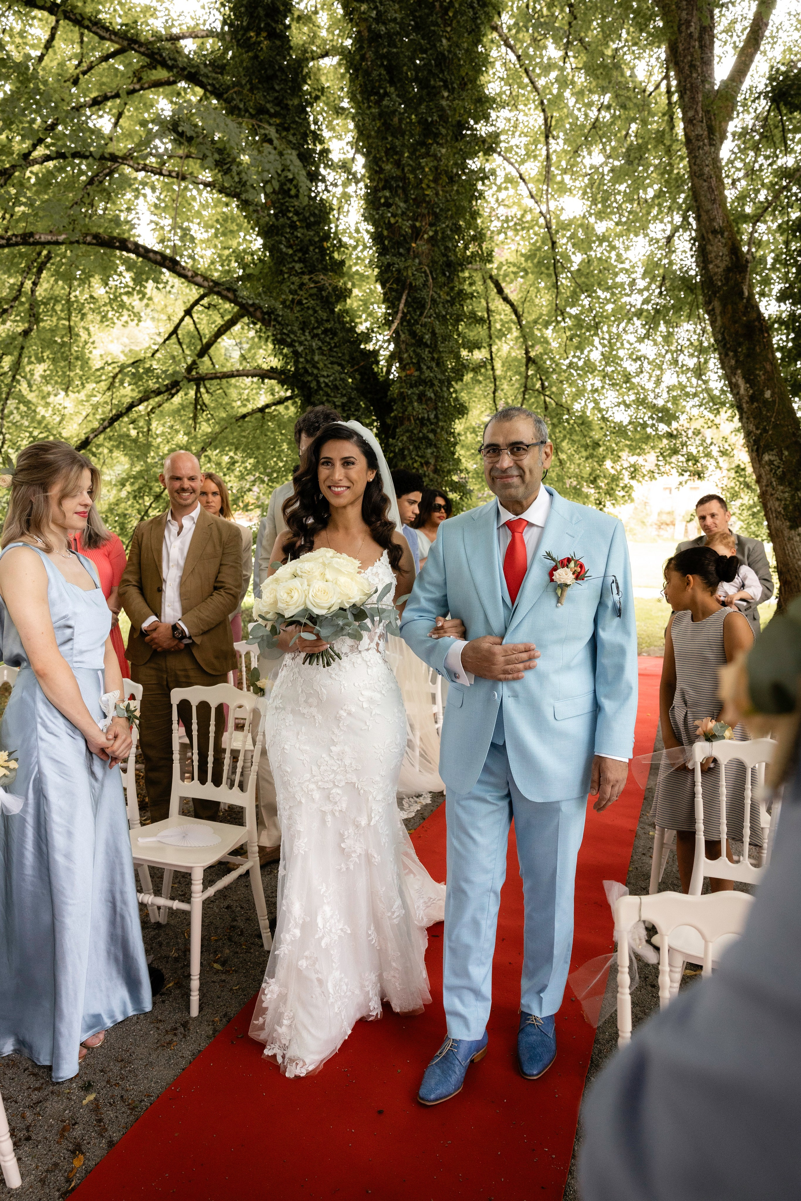 Roxane & Denis. Wedding at Abbaye du Palais, Thauron, France. June 29, 2024. Евгения Смирнова — фотограф в Тулузе и юго-западной Франции