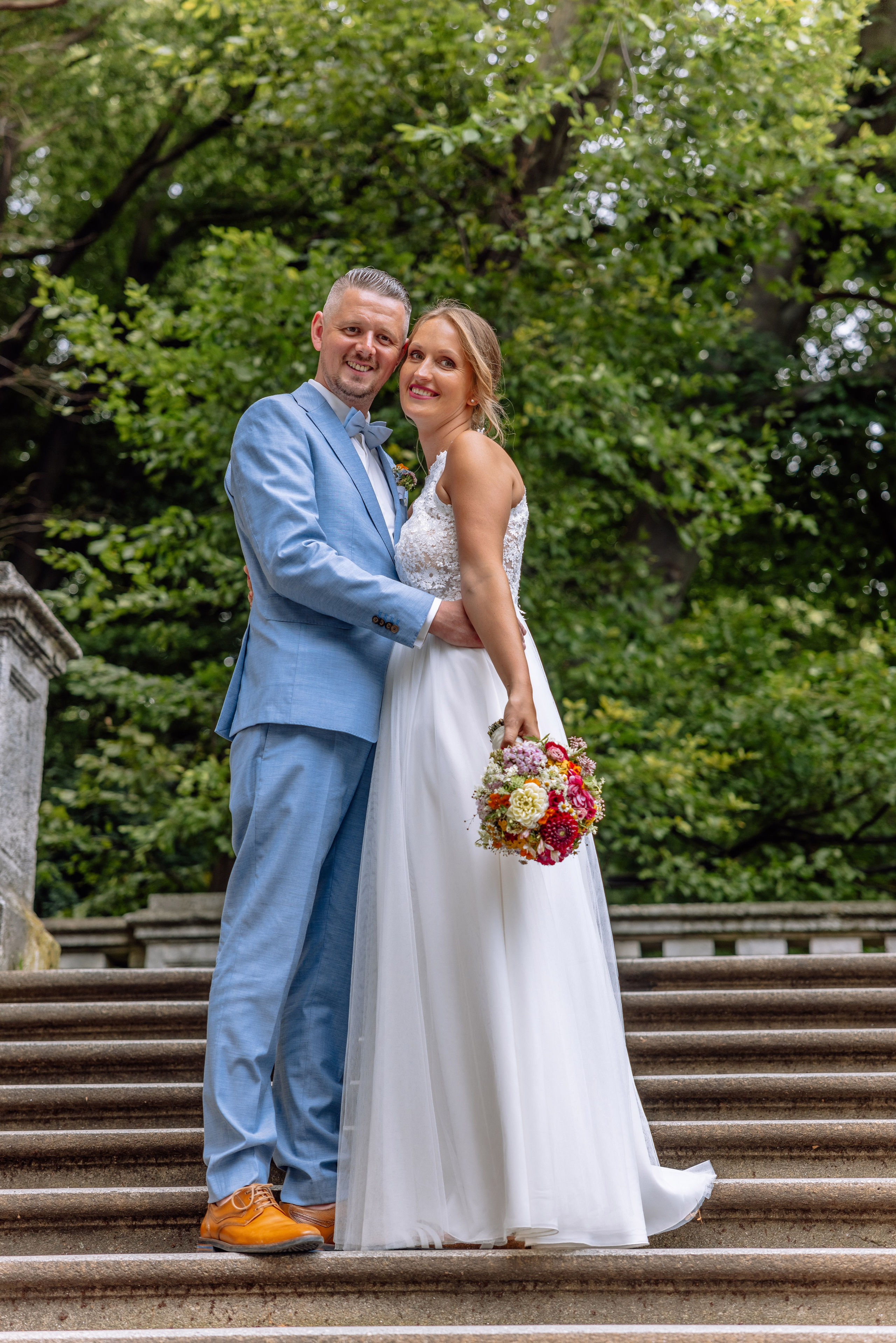 Sandra und Kevin: Standesamt Unterföring und Friedensengel. Hochzeitsfotograf München Taufe Familienfotograf Tanja Mauke