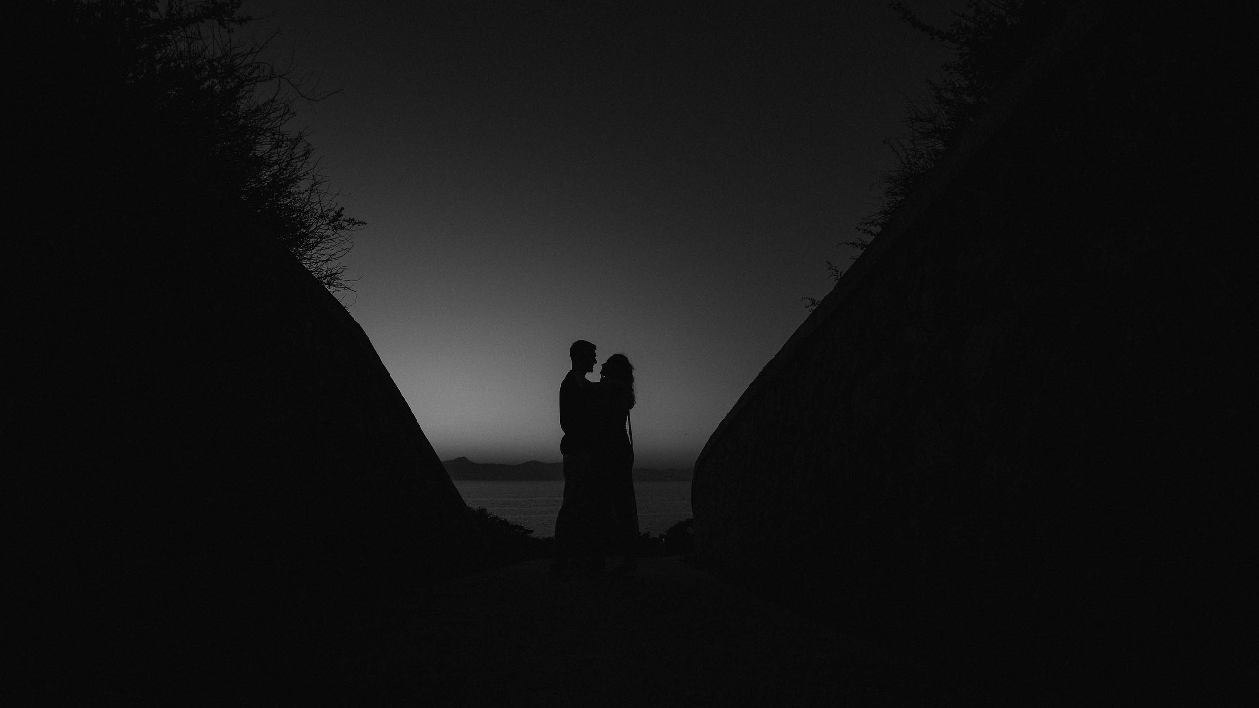 Dusk Wedding Proposal Cap Rocat. Mallorca Wedding, Corporate & Social Photographer