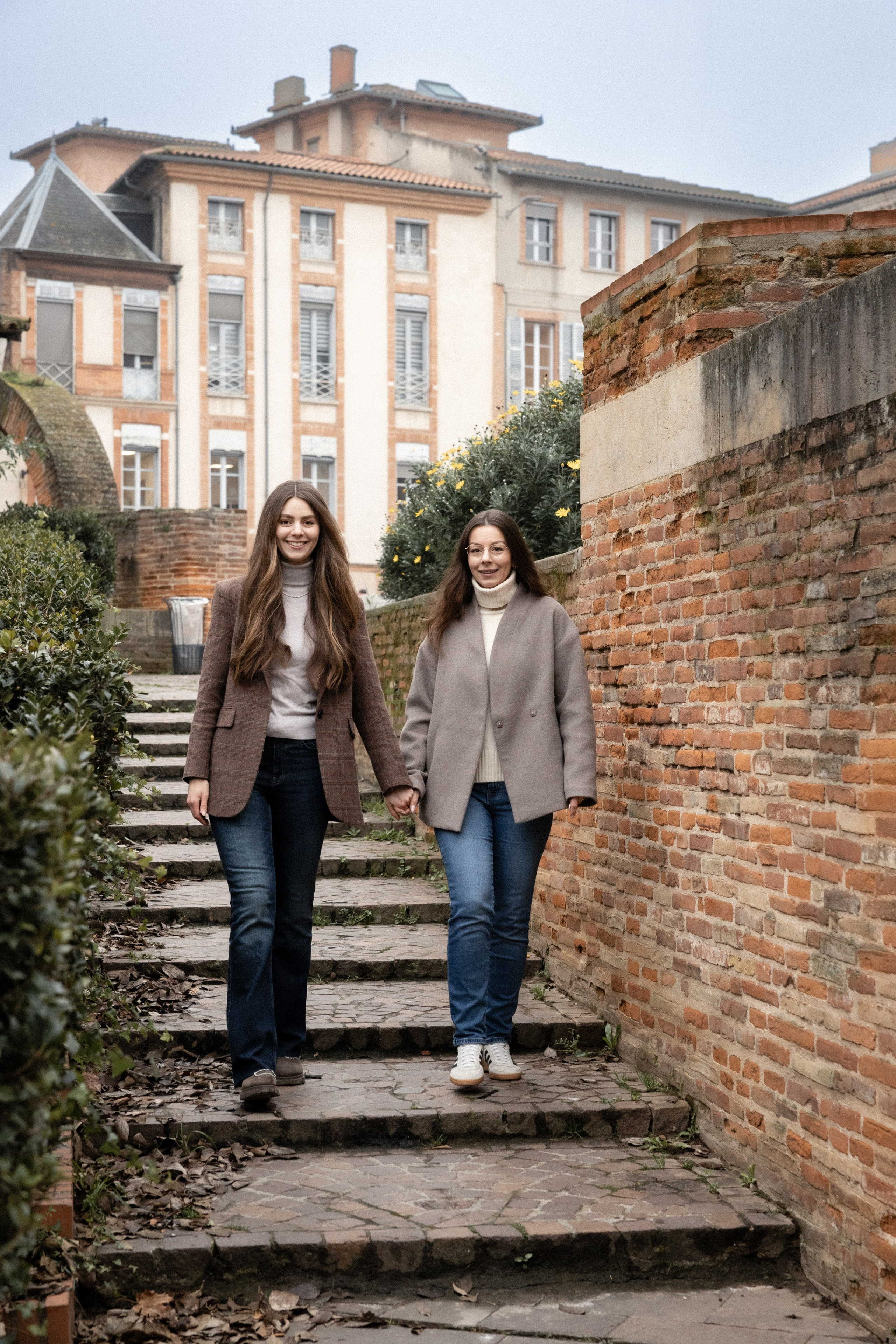 Семейная фотосессия со взрослыми детьми в Тулузе, Jardin des Plantes. Евгения Смирнова — фотограф в Тулузе и юго-западной Франции