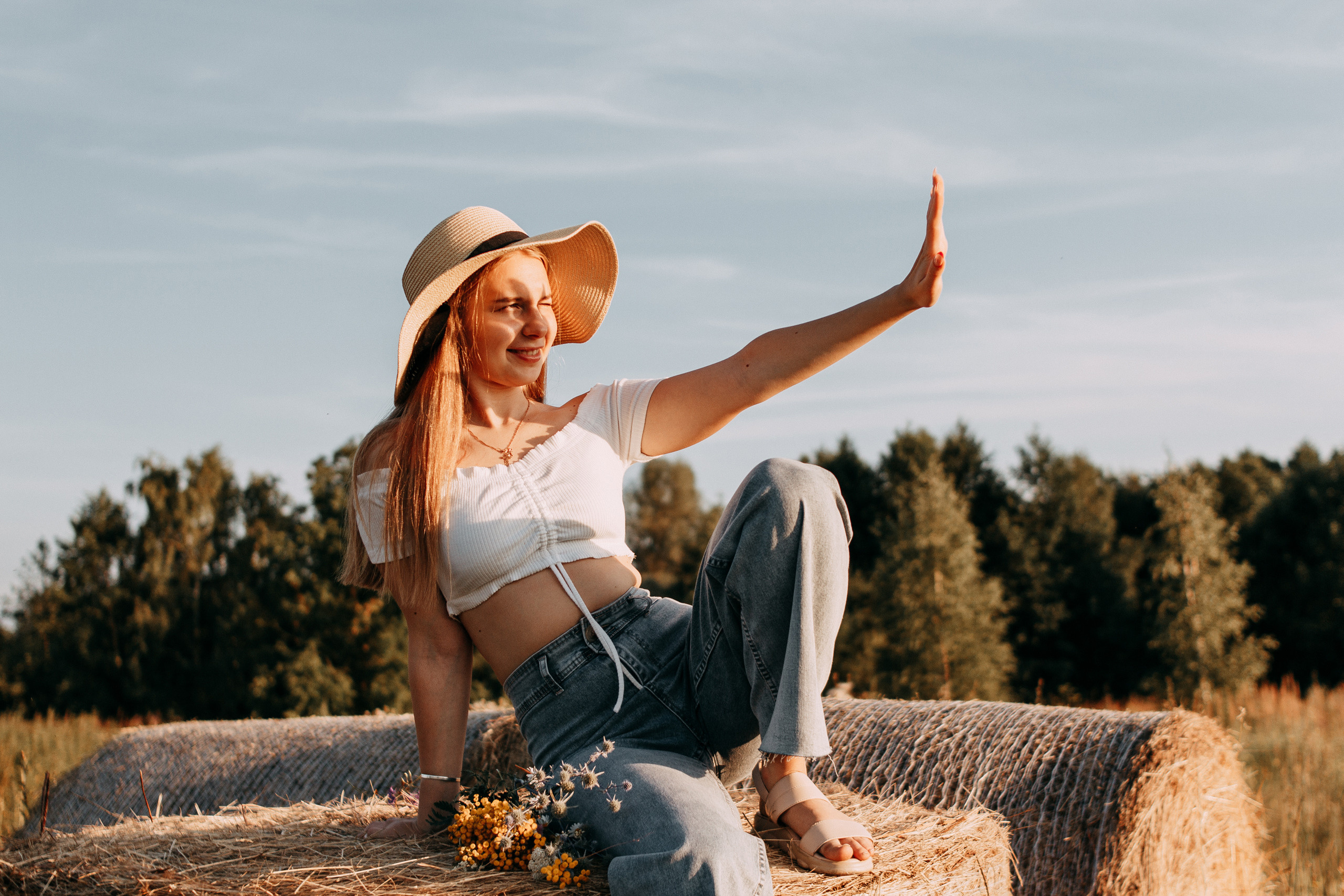 Арина и стога. Свадебный и портретный фотограф в Белграде Екатерина Македонская