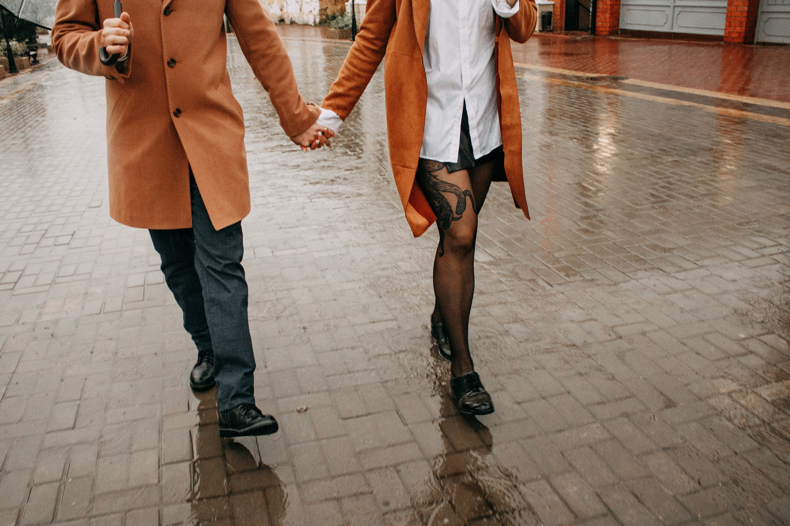 Under the rain. Wedding and portrait photographer in Beograd Ekaterina Makedonskaya