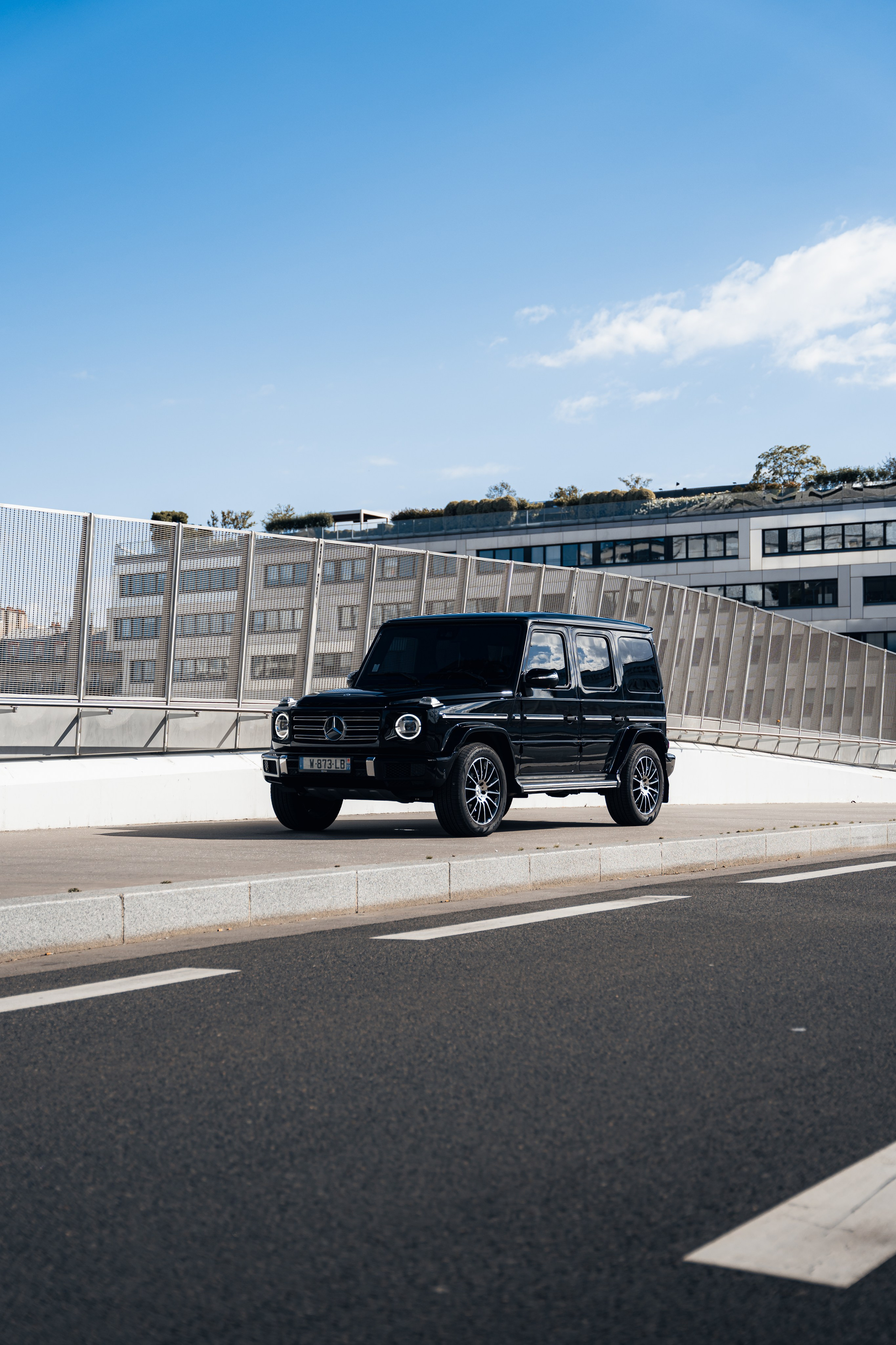 Mercedes-Benz G500. Photographe de voitures à Paris — Vitalii Motruk