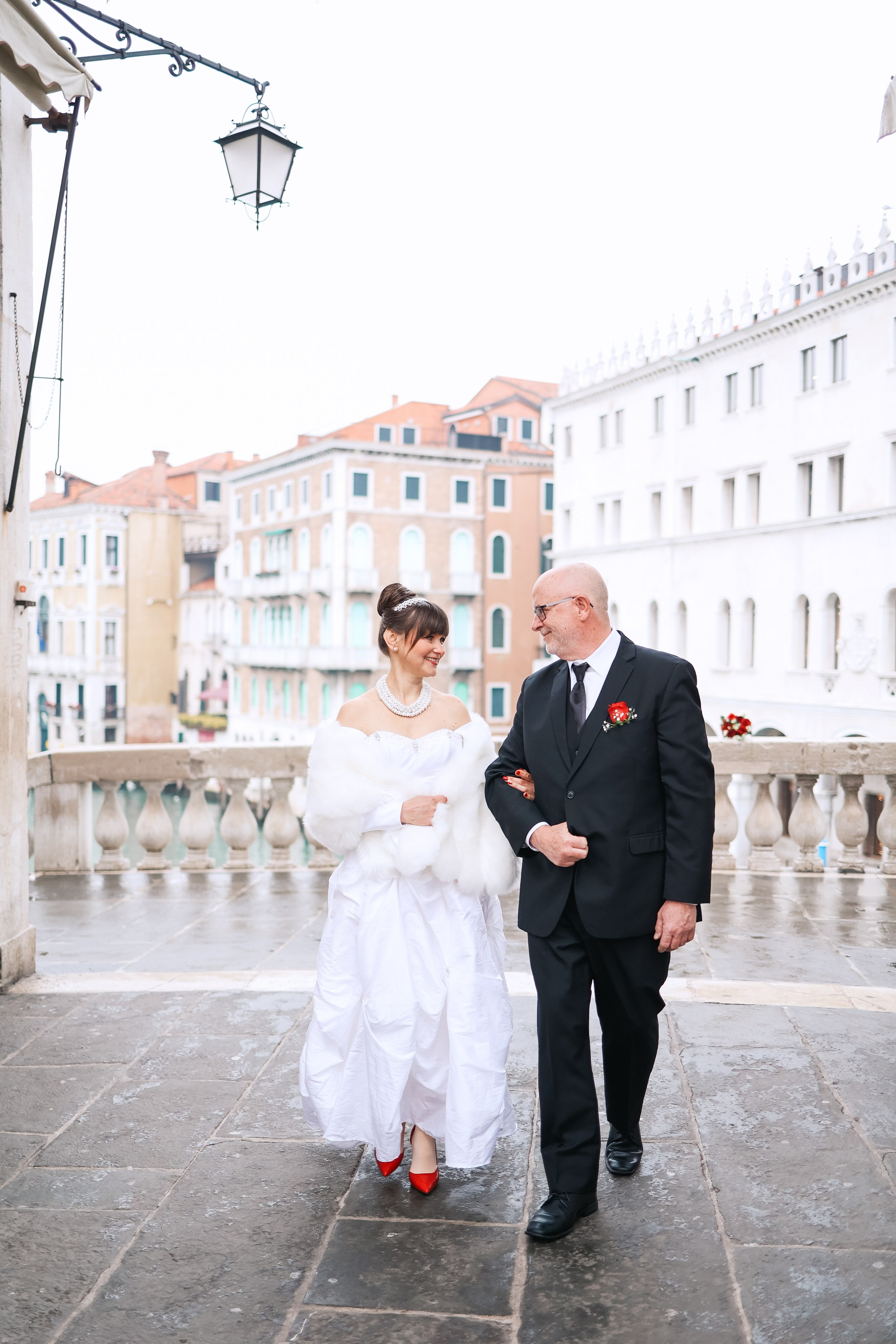 American elopement in Venice Italy 