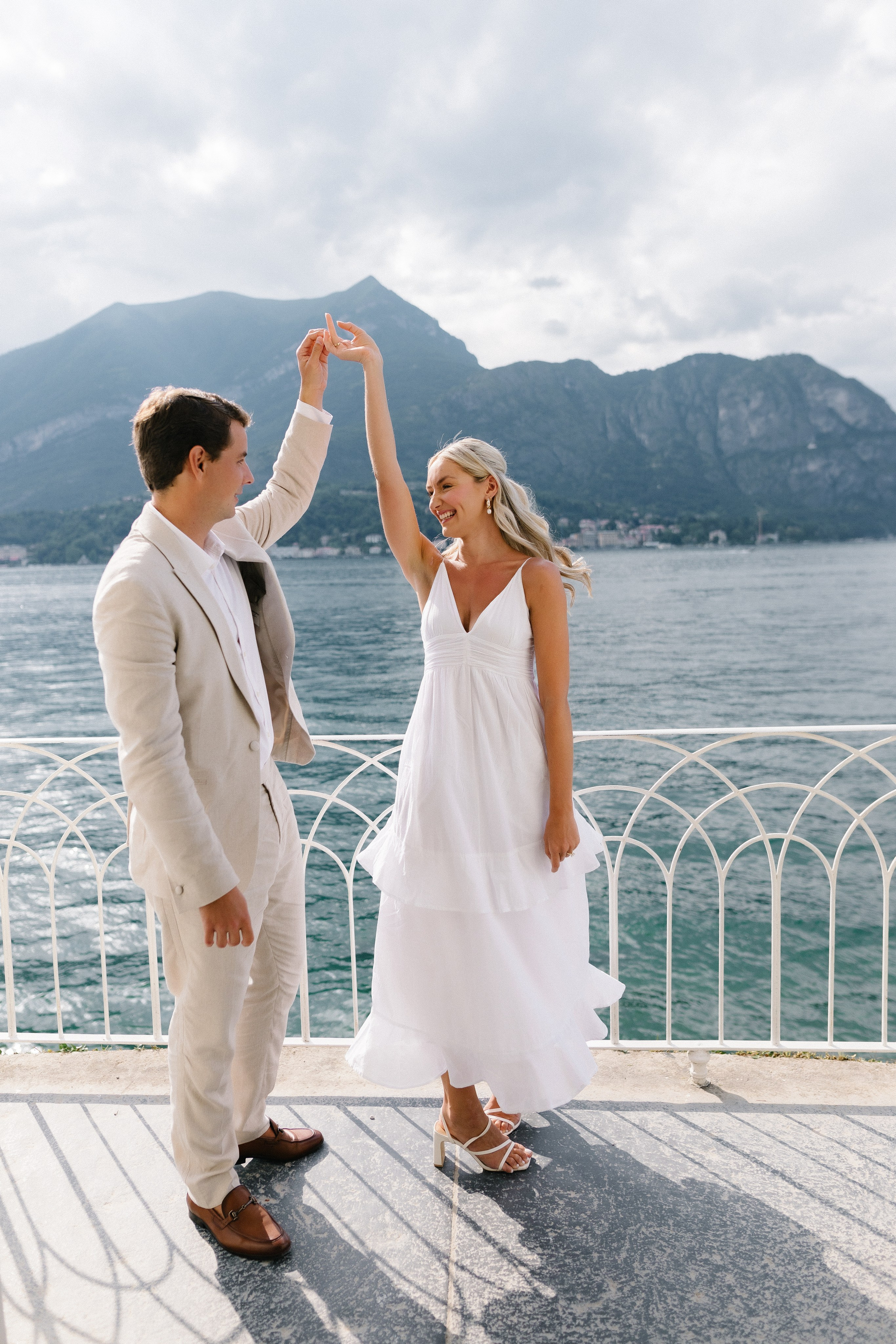 Lake Como Proposal | Villa Melzi Engagement Photography. Photographer in Italy Anna Linnik