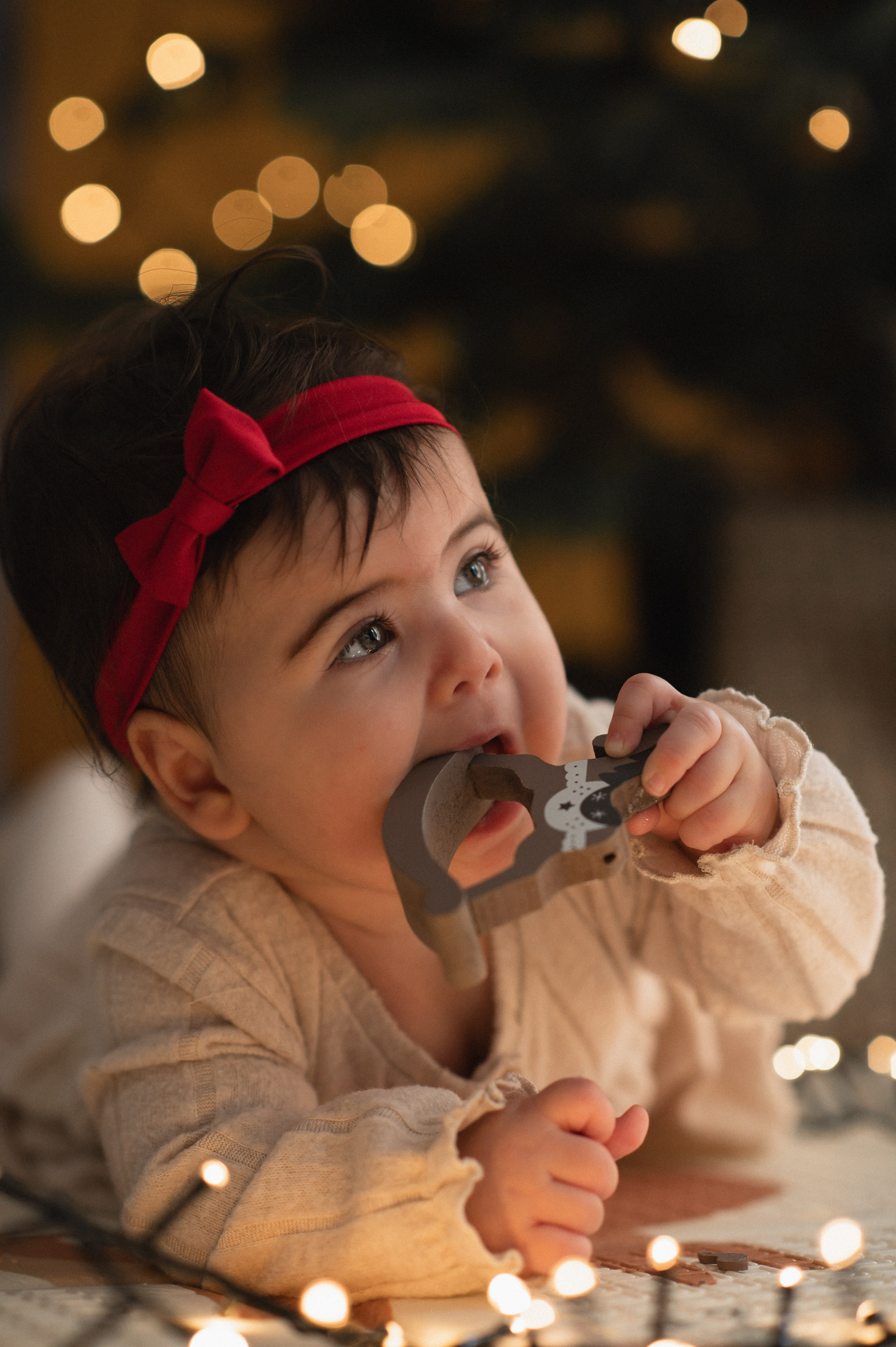 First Christmas. Family, children, portrait, and event photography in Thessaloniki
