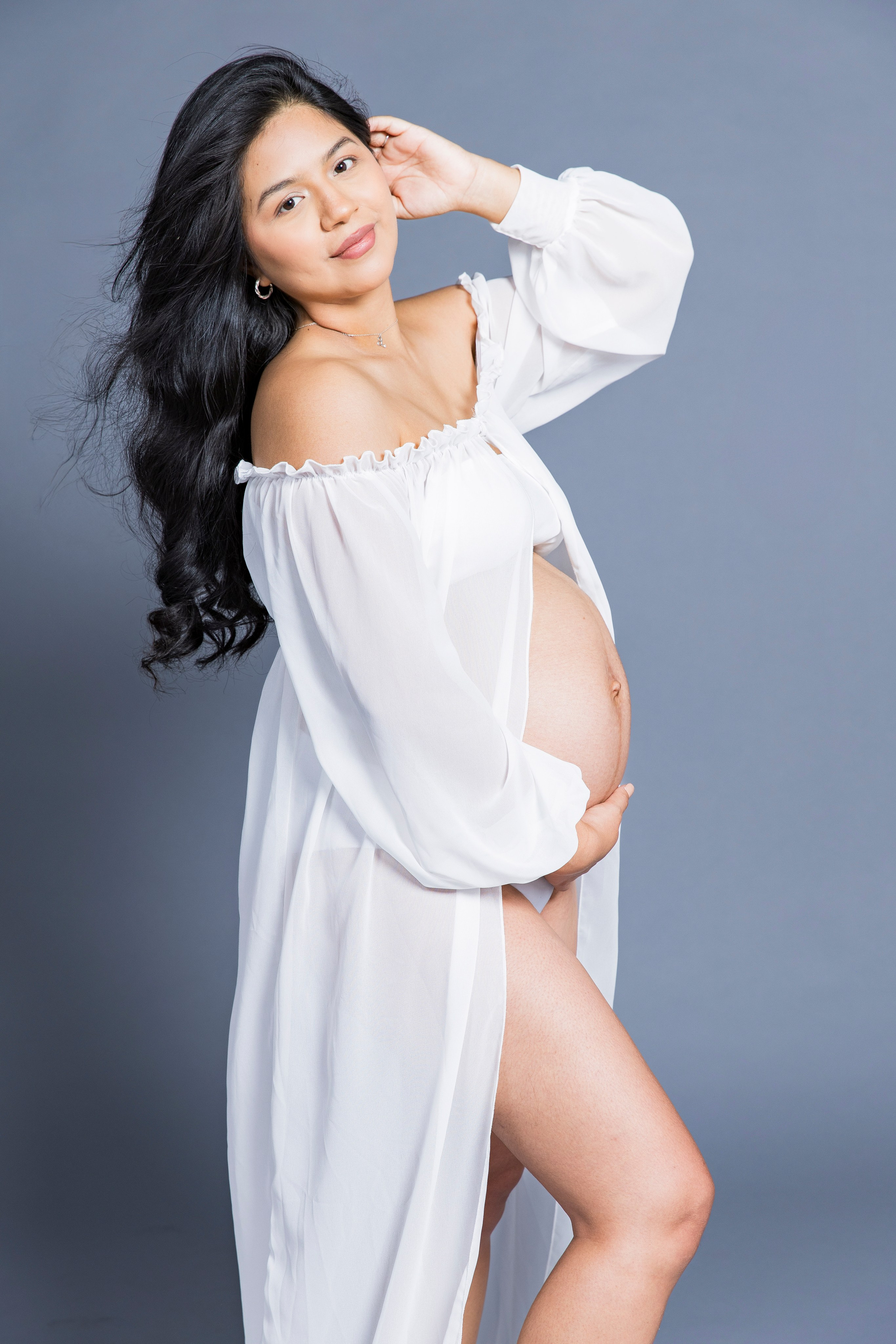 Sesiones de Fotografía de Embarazo en Madrid - Rainbox. Rainbox Estudio de Fotografía