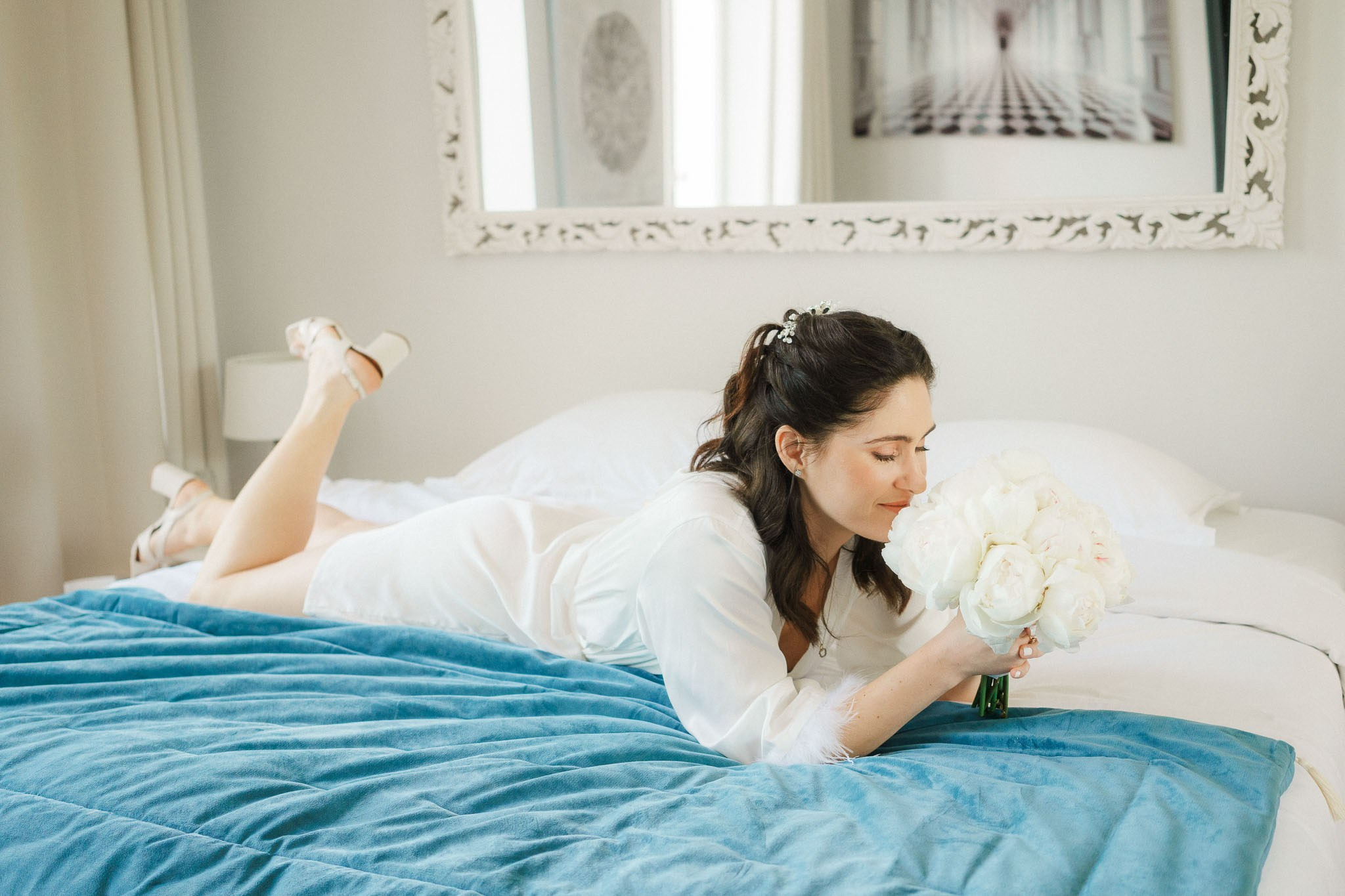 K& F, destination wedding photographer in L’Orangerie de l’Orée du Bois, France