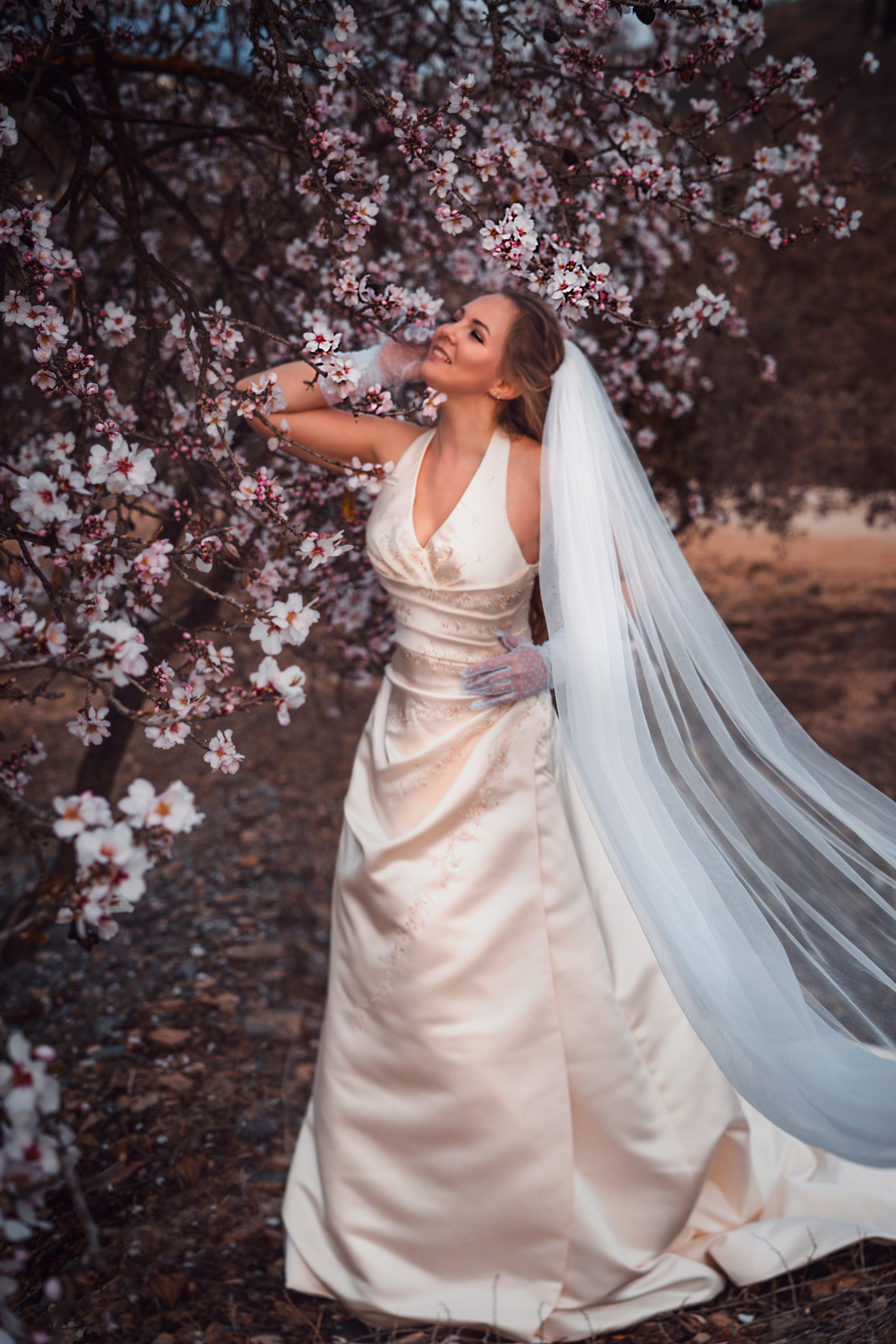 Свадебная прогулка в цветущем миндале. Анастасия Благова — Твой фотограф в Малаге 🇪🇸