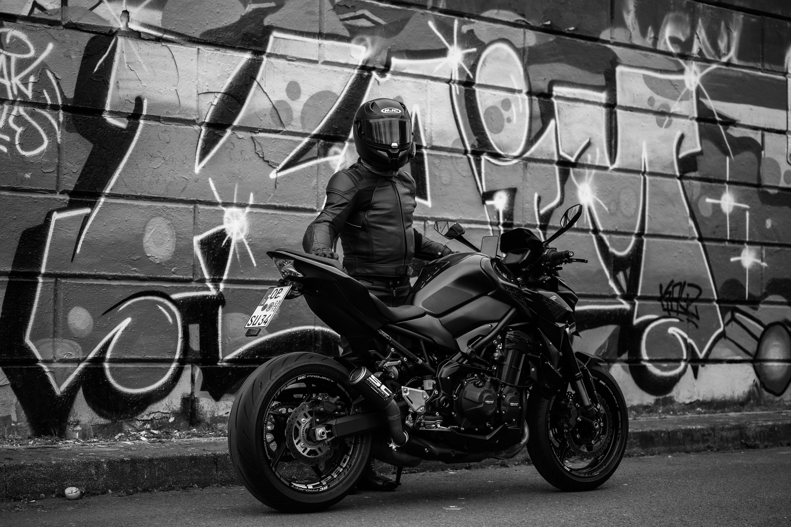 Motorrad-Fotoshooting. Neugeborenen, Kinder, Familie Fotografin Oberhausen NRW Marina Lykov