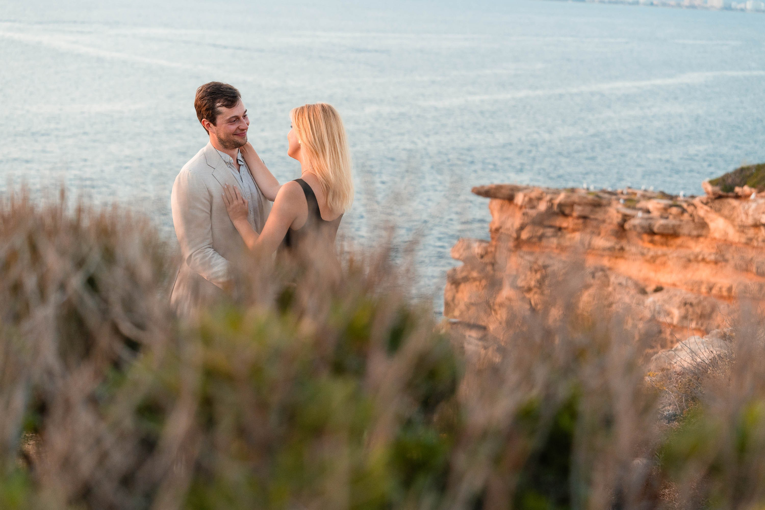 Perfect Marriage Proposal at Cap Rocat Hotel. Mallorca Wedding, Corporate & Social Photographer