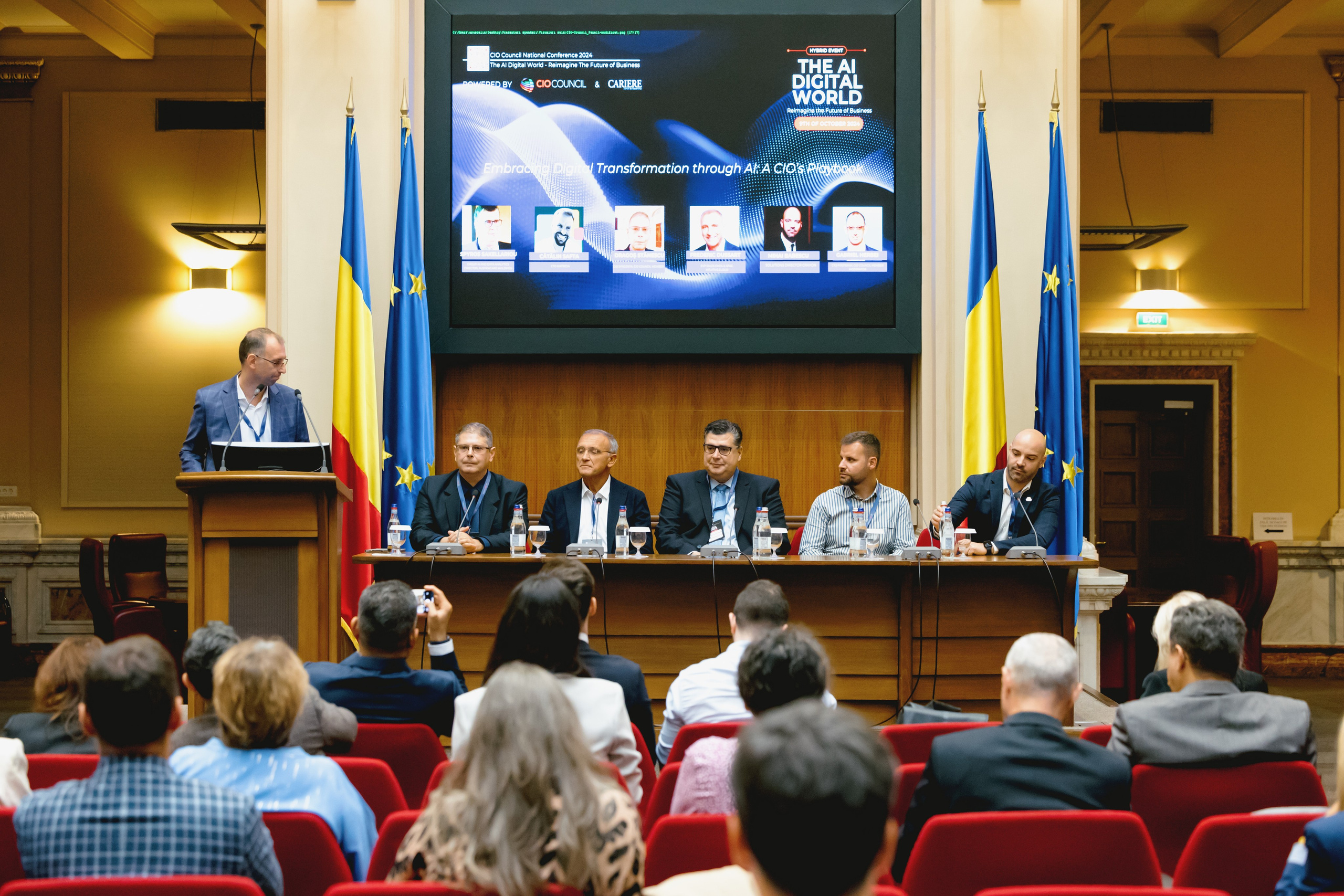 CIO Council - The AI Digital World BNR. MDimaFotoStudio. Fotograf de nuntă, evenimente private și de familie