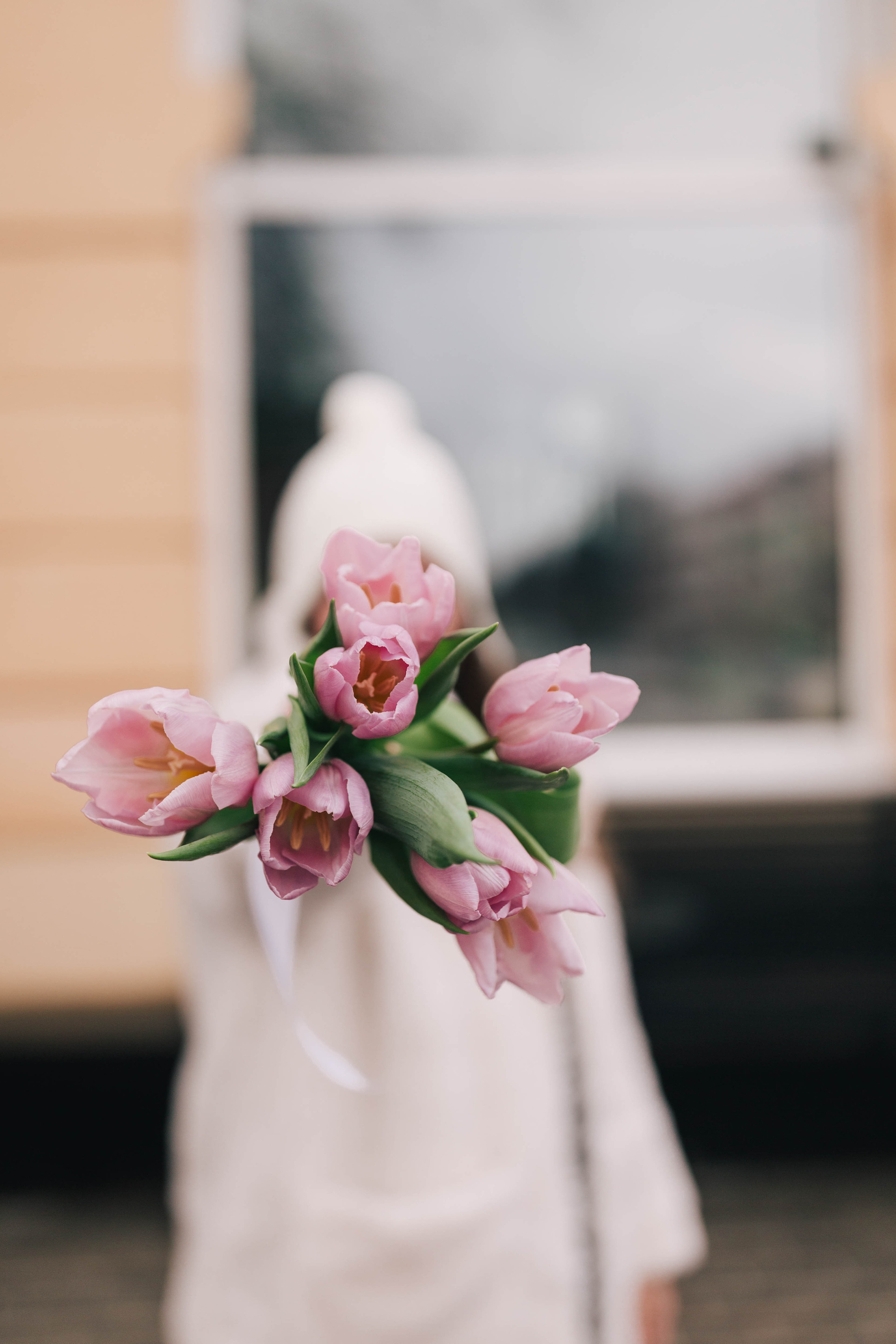 February flowers with Dasha. Photographer Rouen, France
