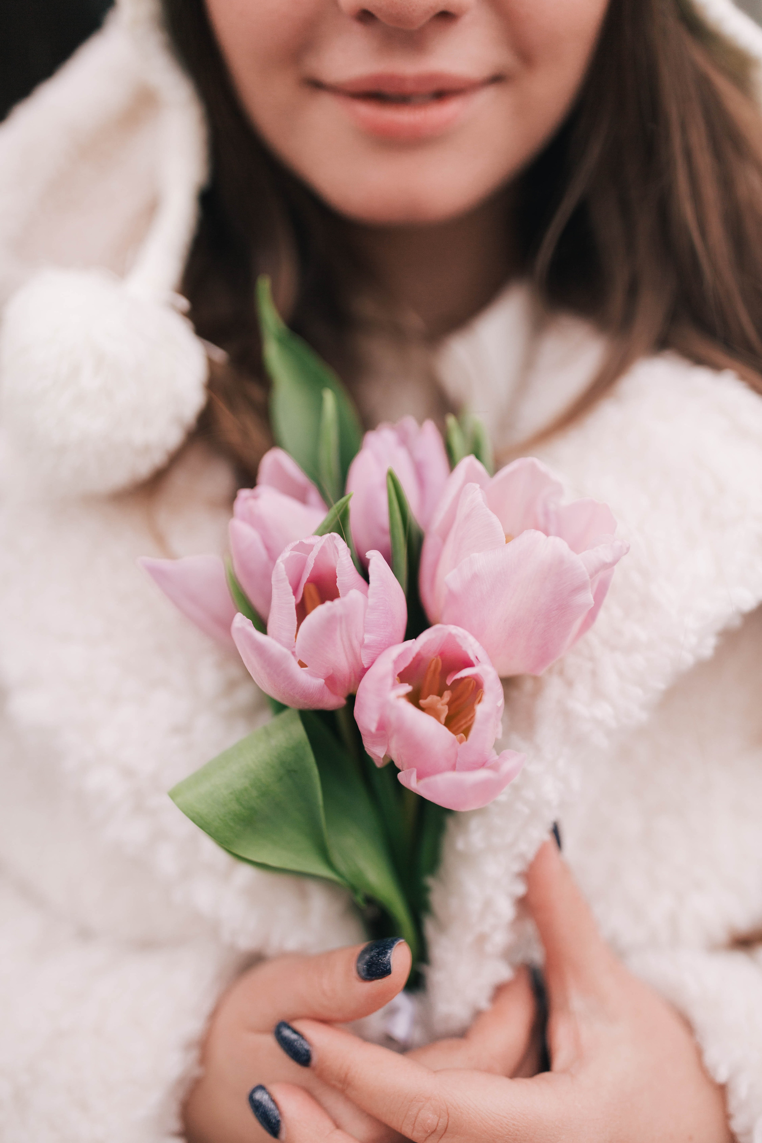February flowers with Dasha. Photographer Rouen, France