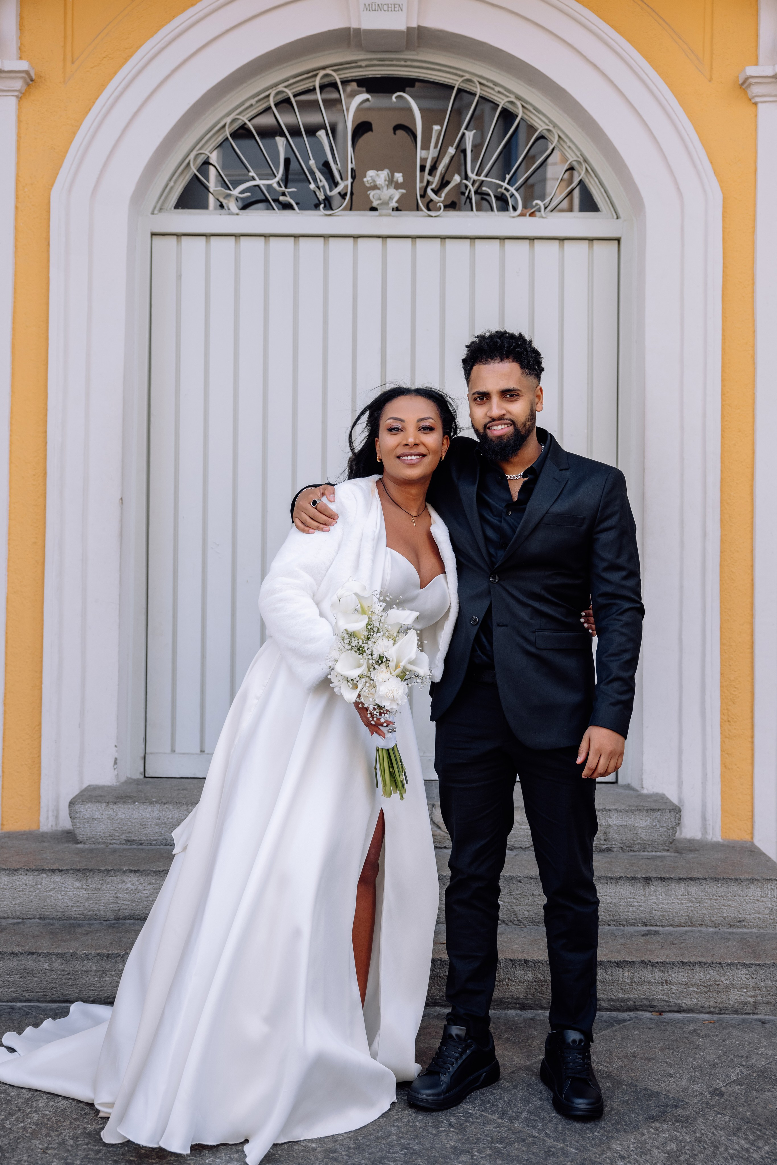 Äthiopische Hochzeit in der Mandlstrasse/Frühling 2025. Hochzeitsfotograf München Taufe Familienfotograf Tanja Mauke